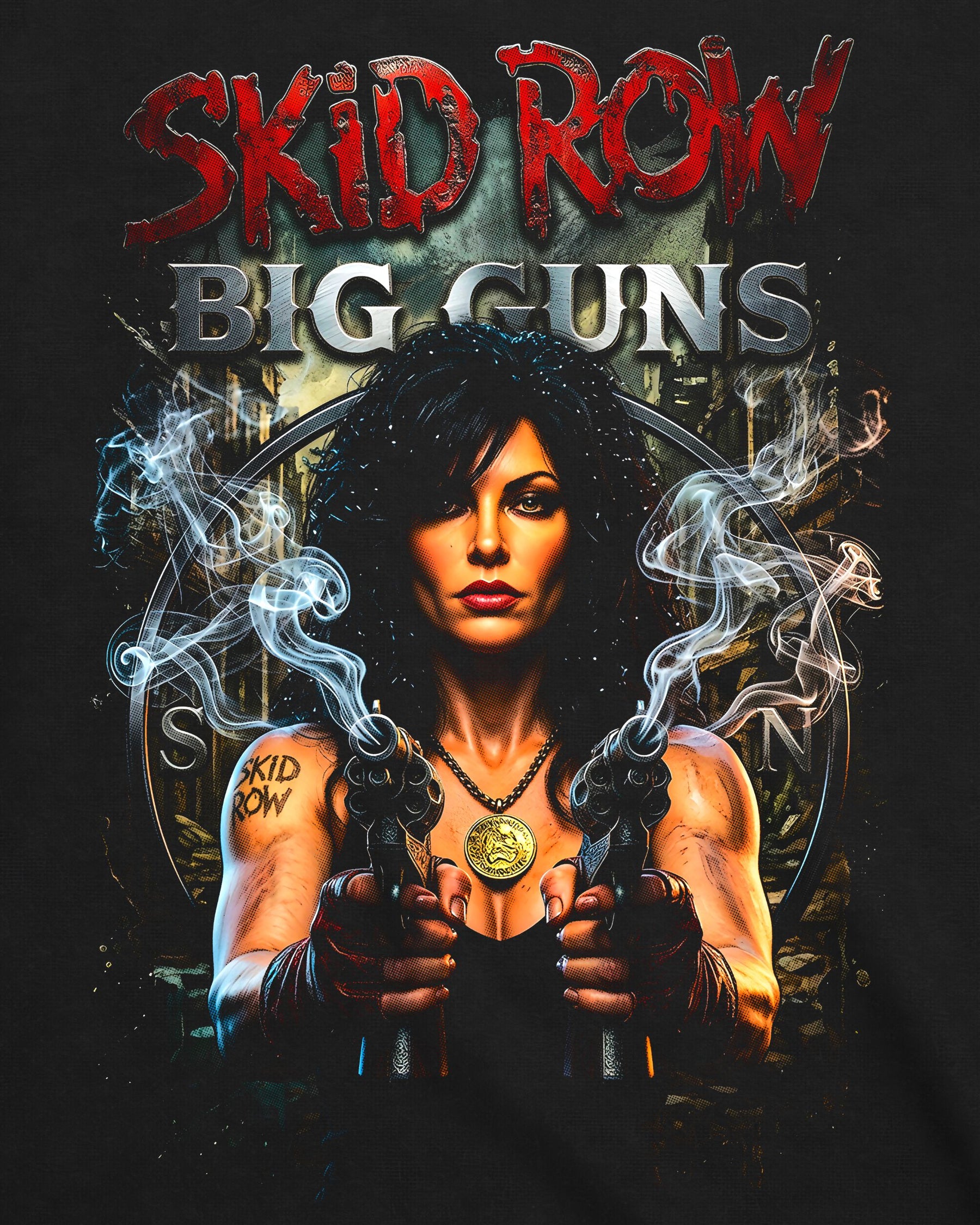 Camiseta Skid Row – Big Guns