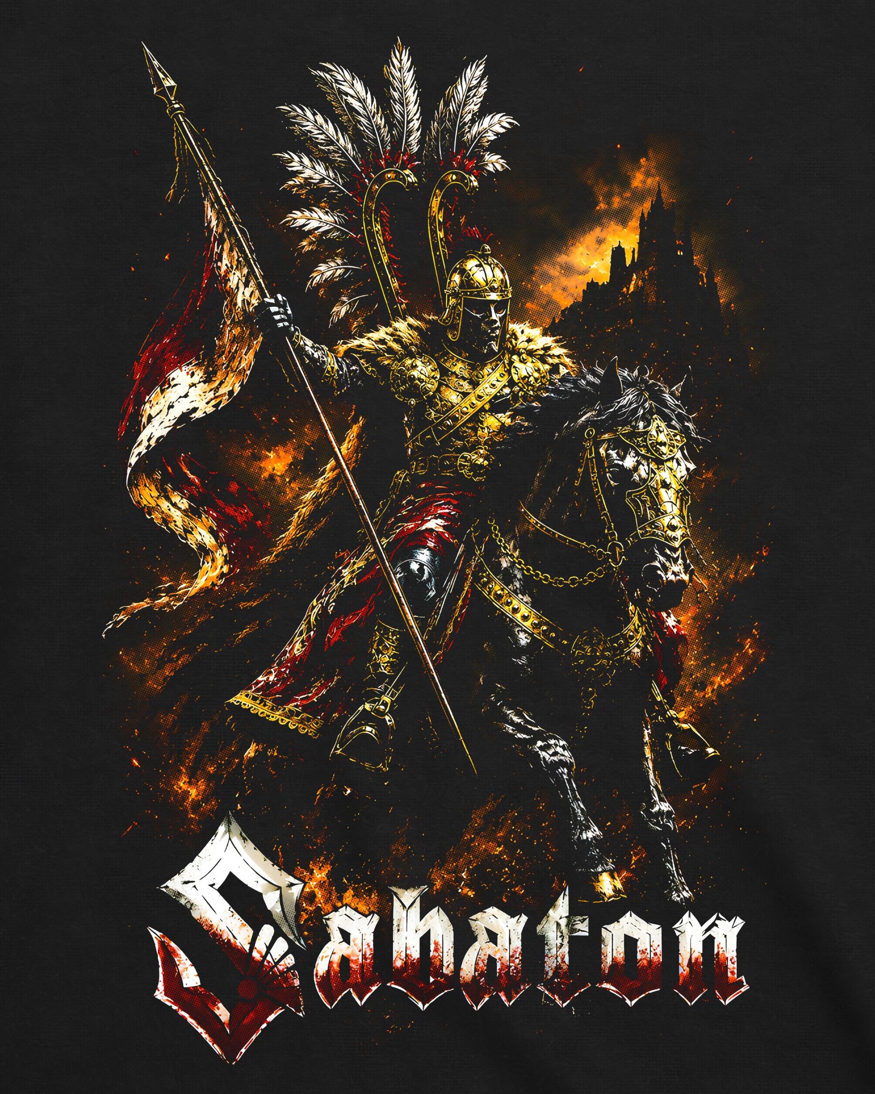 Camiseta Sabaton – Winged Hussars