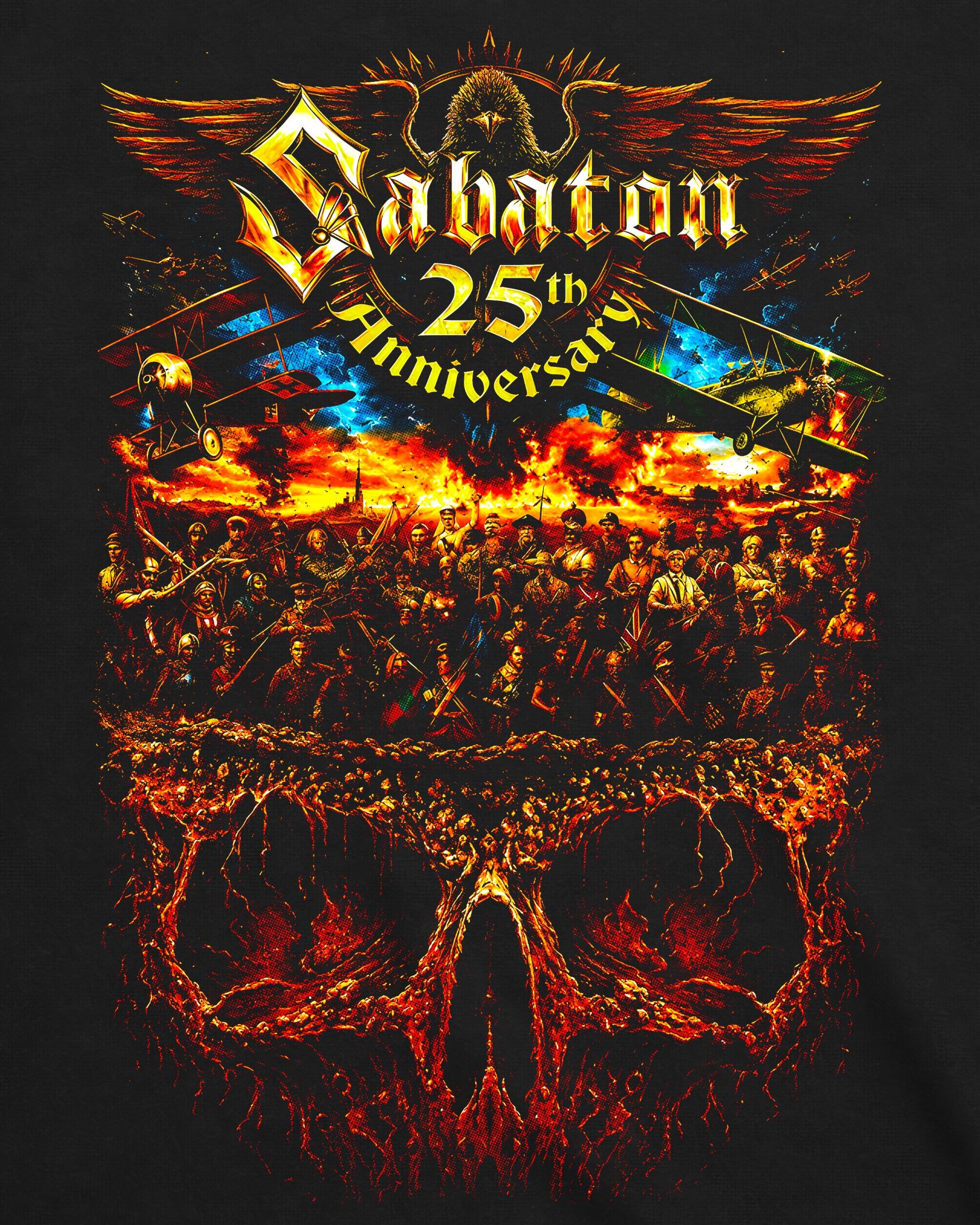 Camiseta Sabaton – 25th Anniversary