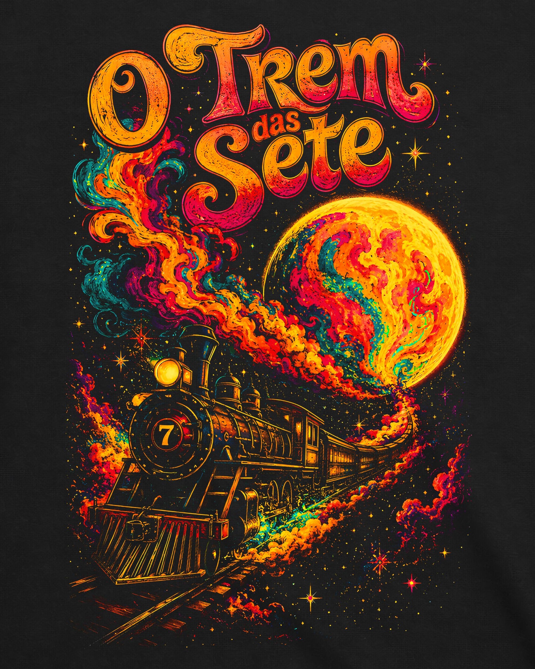 Camiseta Raul Seixas – O Trem das Sete