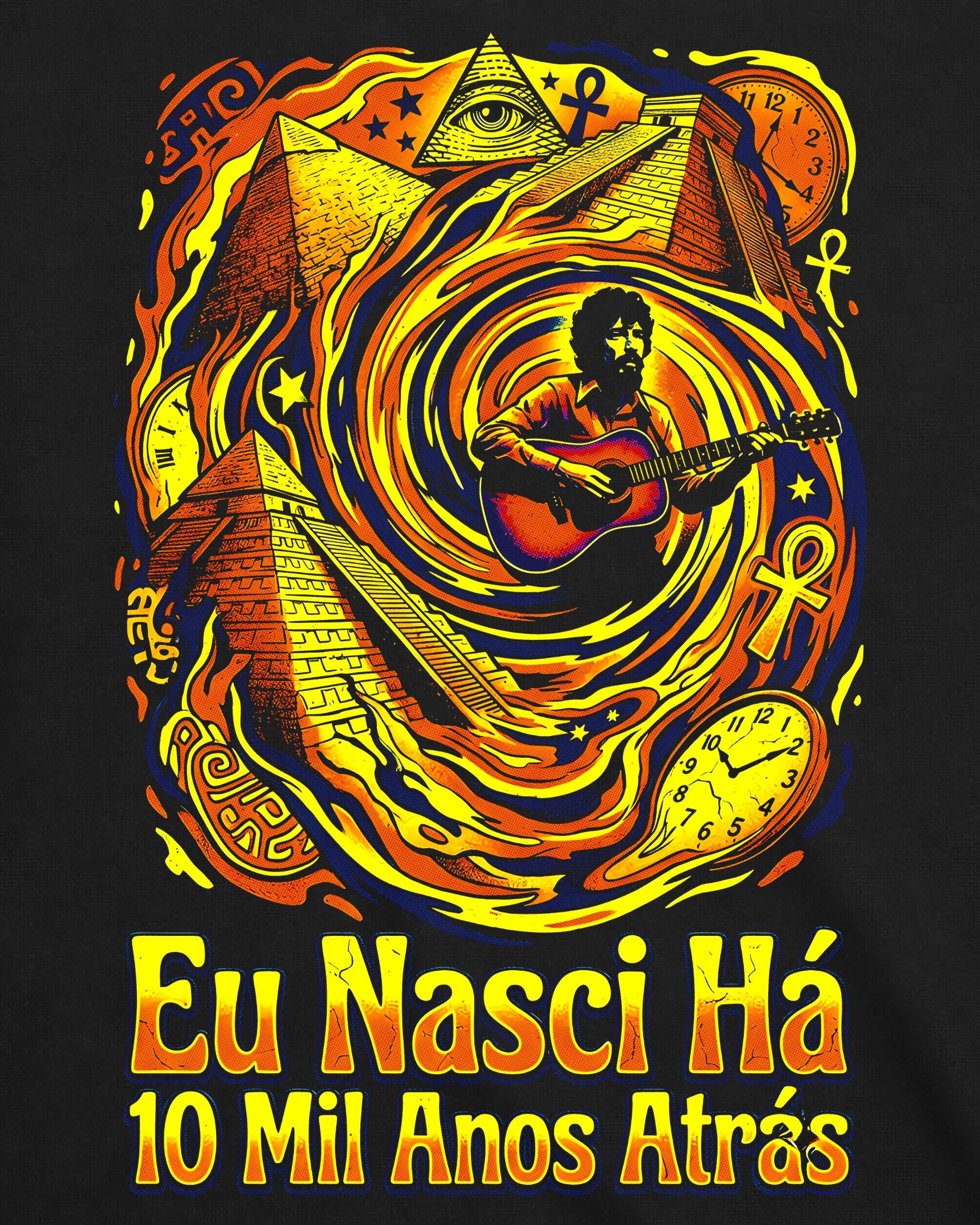 Camiseta Raul Seixas – Eu Nasci Há 10 Mil Anos Atrás
