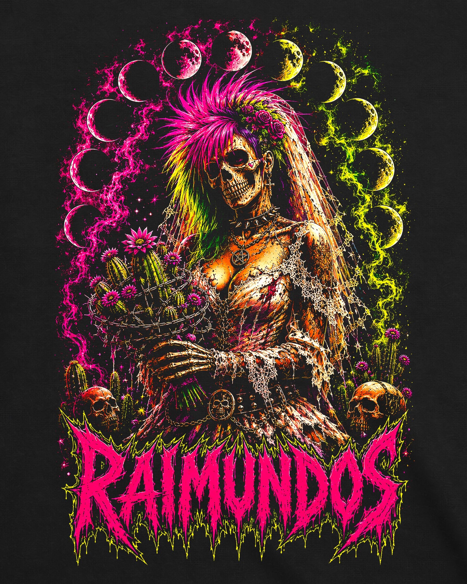 Camiseta Raimundos – Skull de Fases
