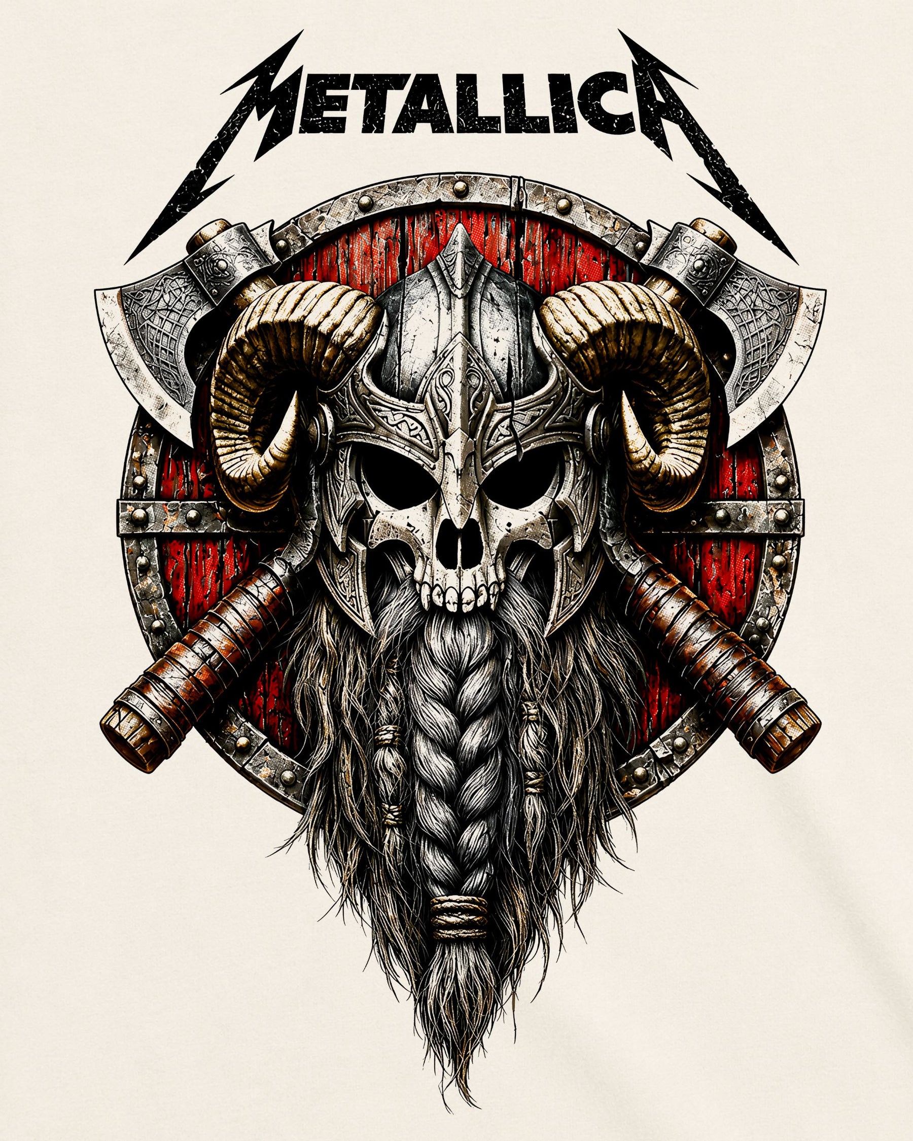 Camiseta Off-White Metallica – Viking