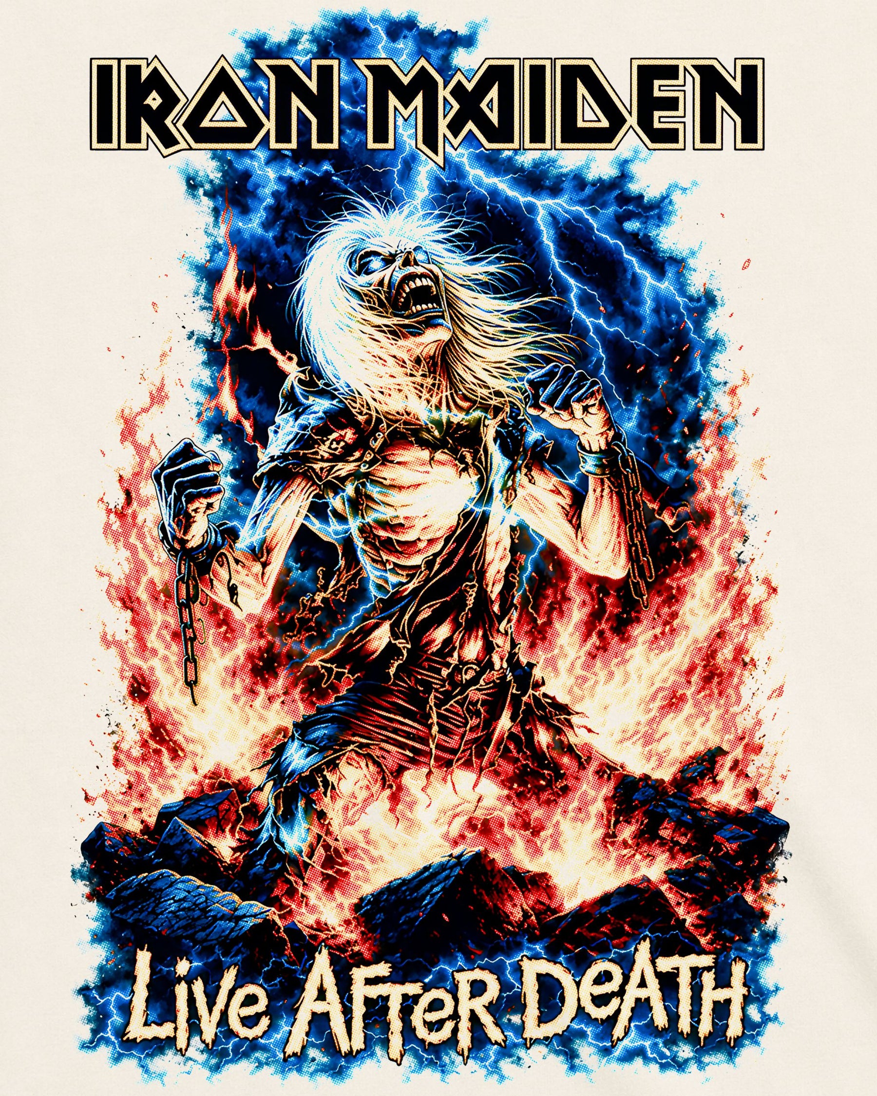 Camiseta Off-White Iron Maiden – Live After Death
