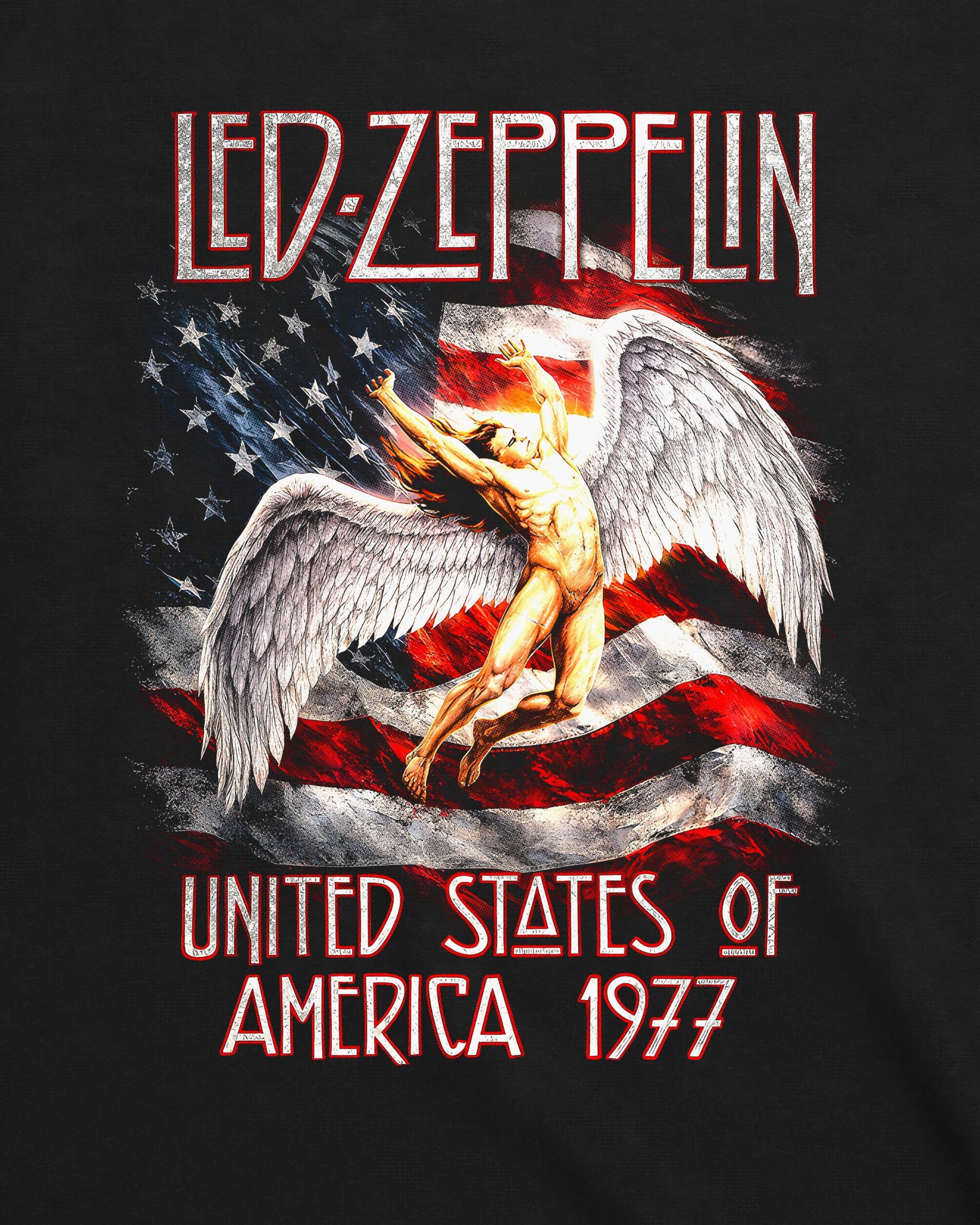 Camiseta Led Zeppelin – U.S. Tour Anjo Caído