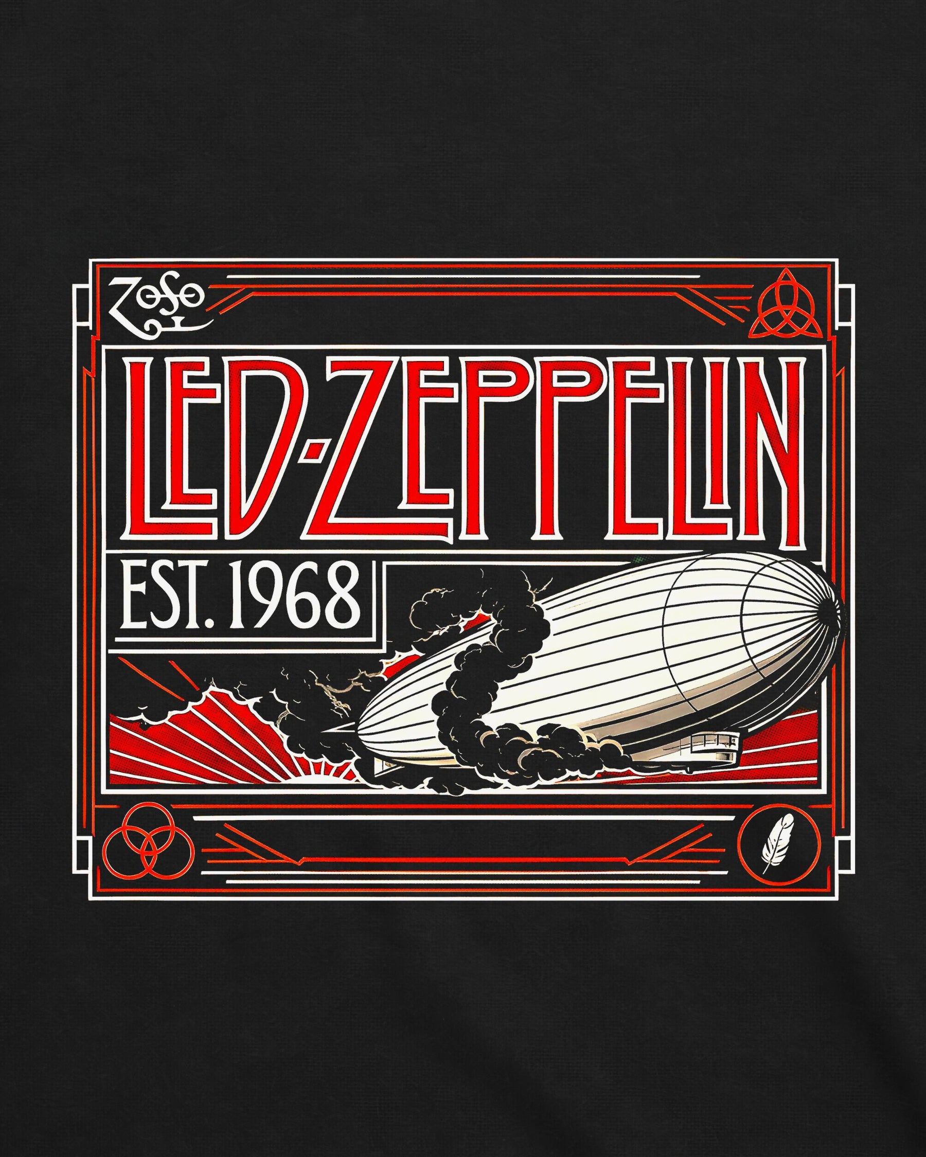 Camiseta Led Zeppelin – Est. 1968 Symbols