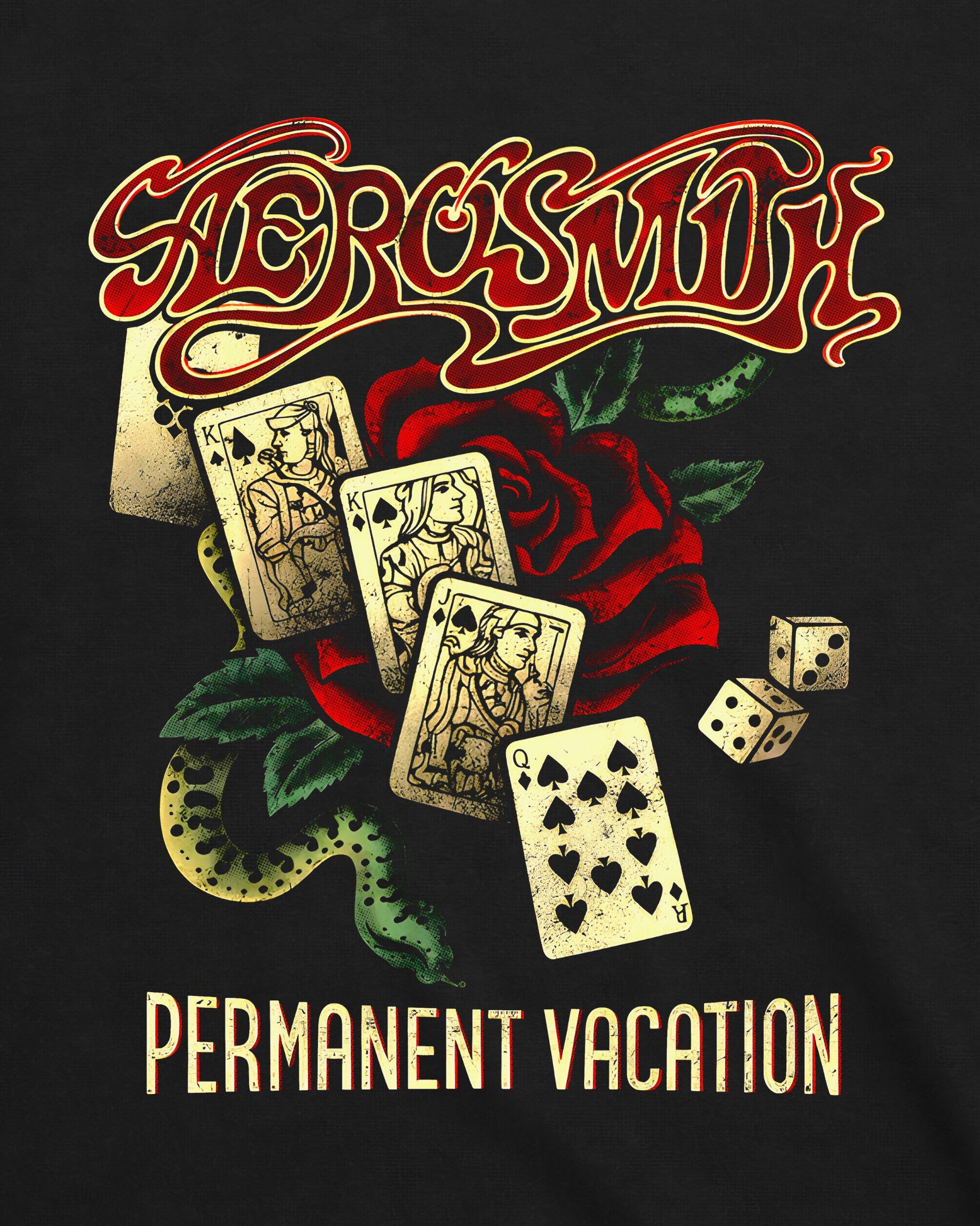 Camiseta Aerosmith – Permanent Vacation – Cards