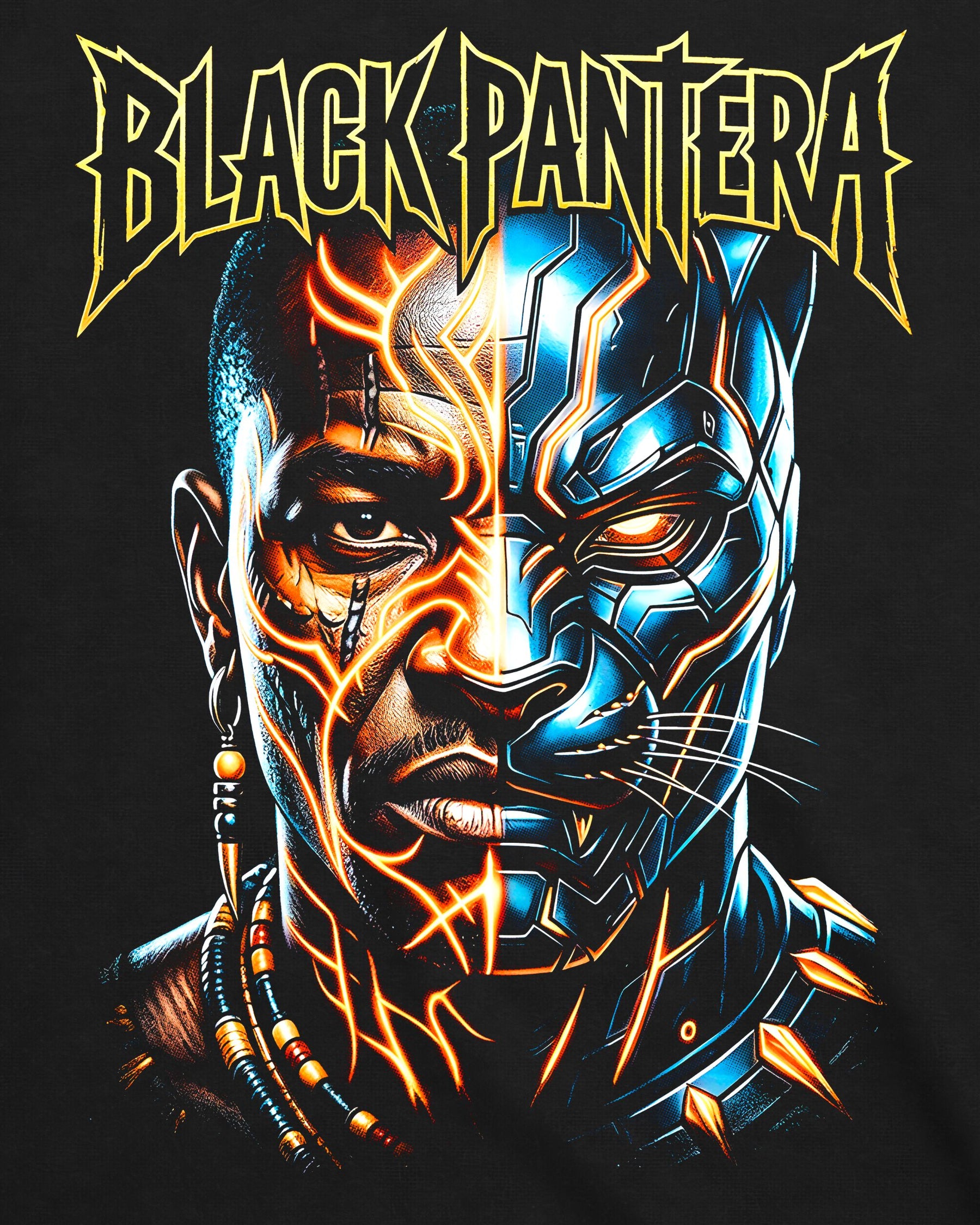 Camiseta Black Pantera – Cyber Panther Warrior