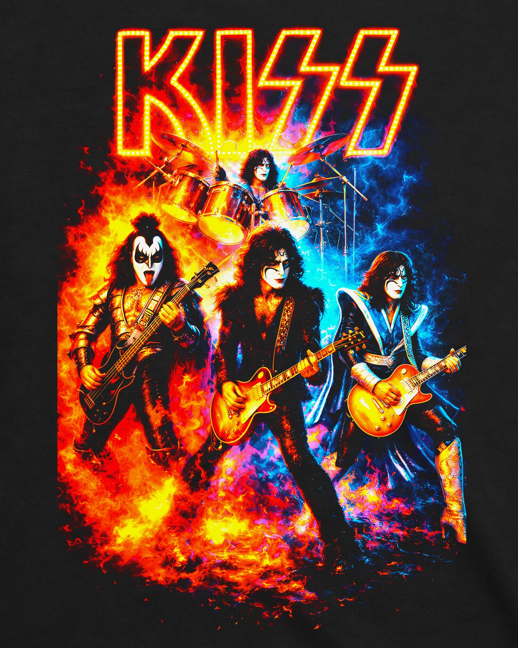 Camiseta Kiss – Fire and Smoke