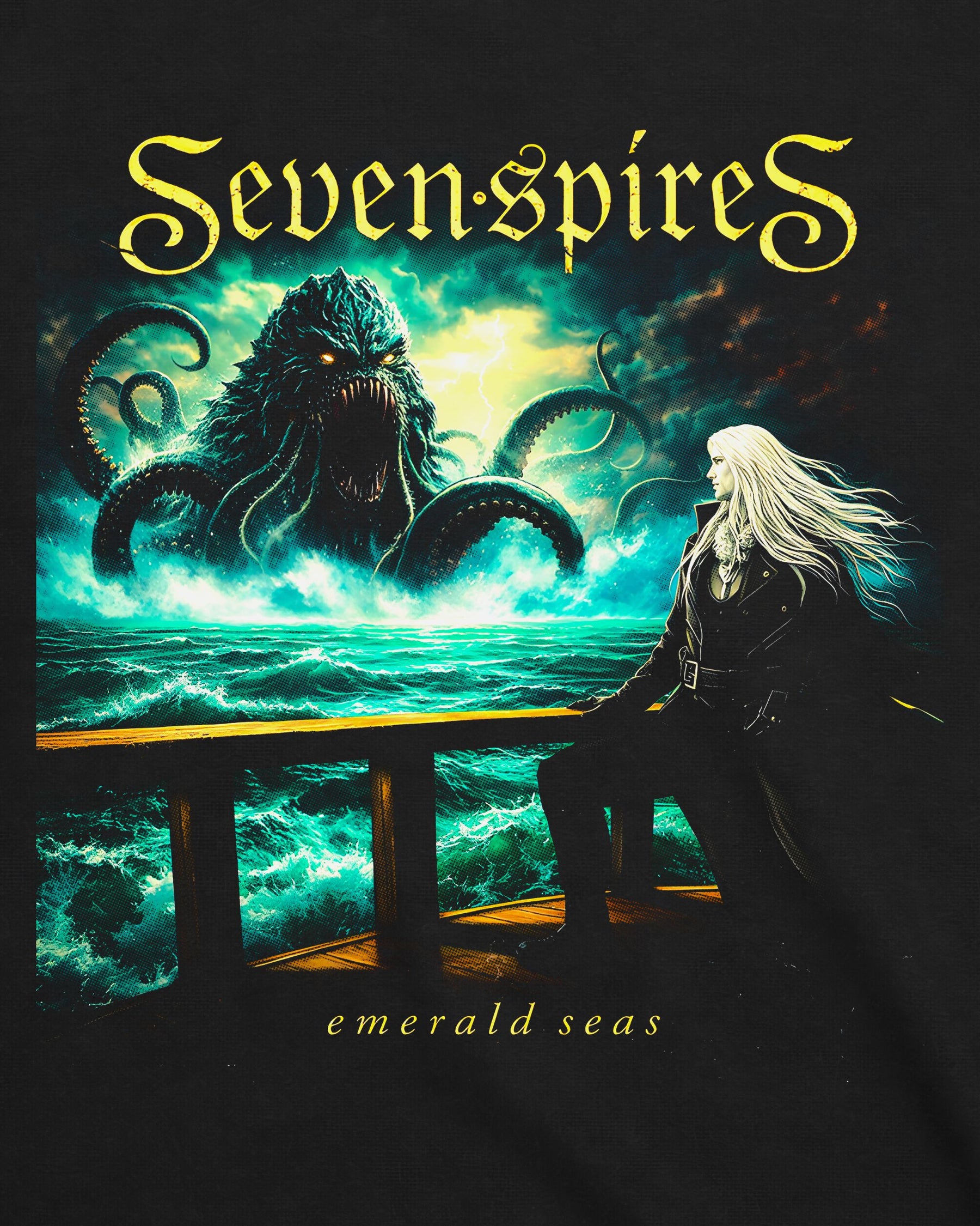 Camiseta Seven Spires – Emerald Seas