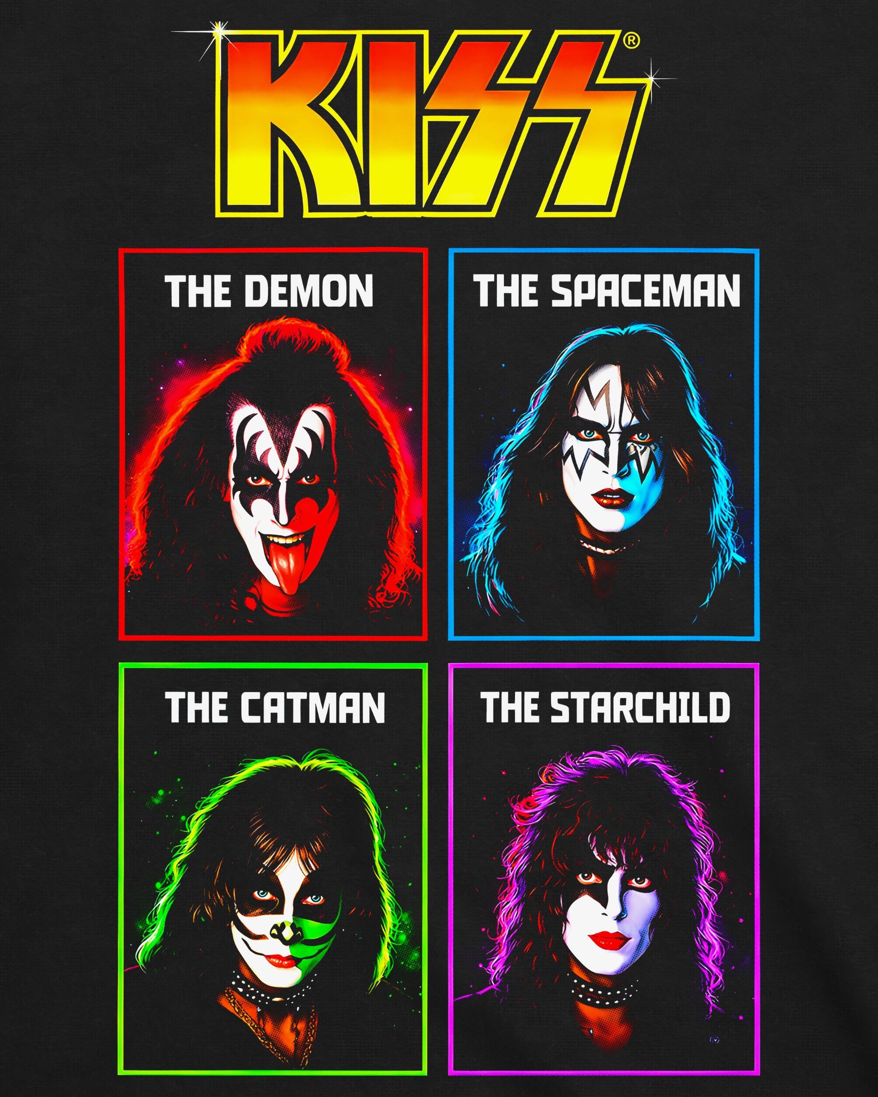 Camiseta Kiss – Signature Faces
