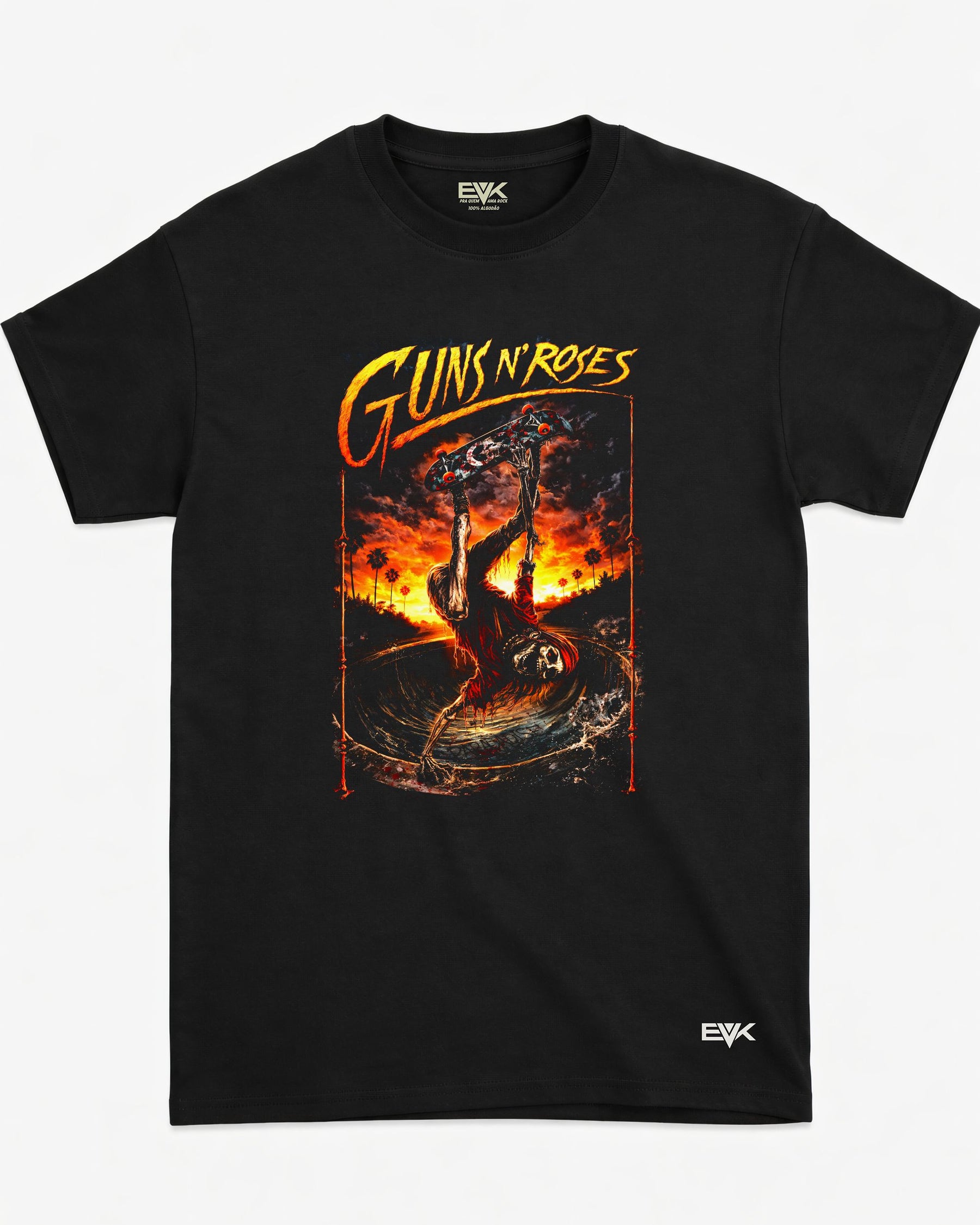 Camiseta Guns N’ Roses – Skater