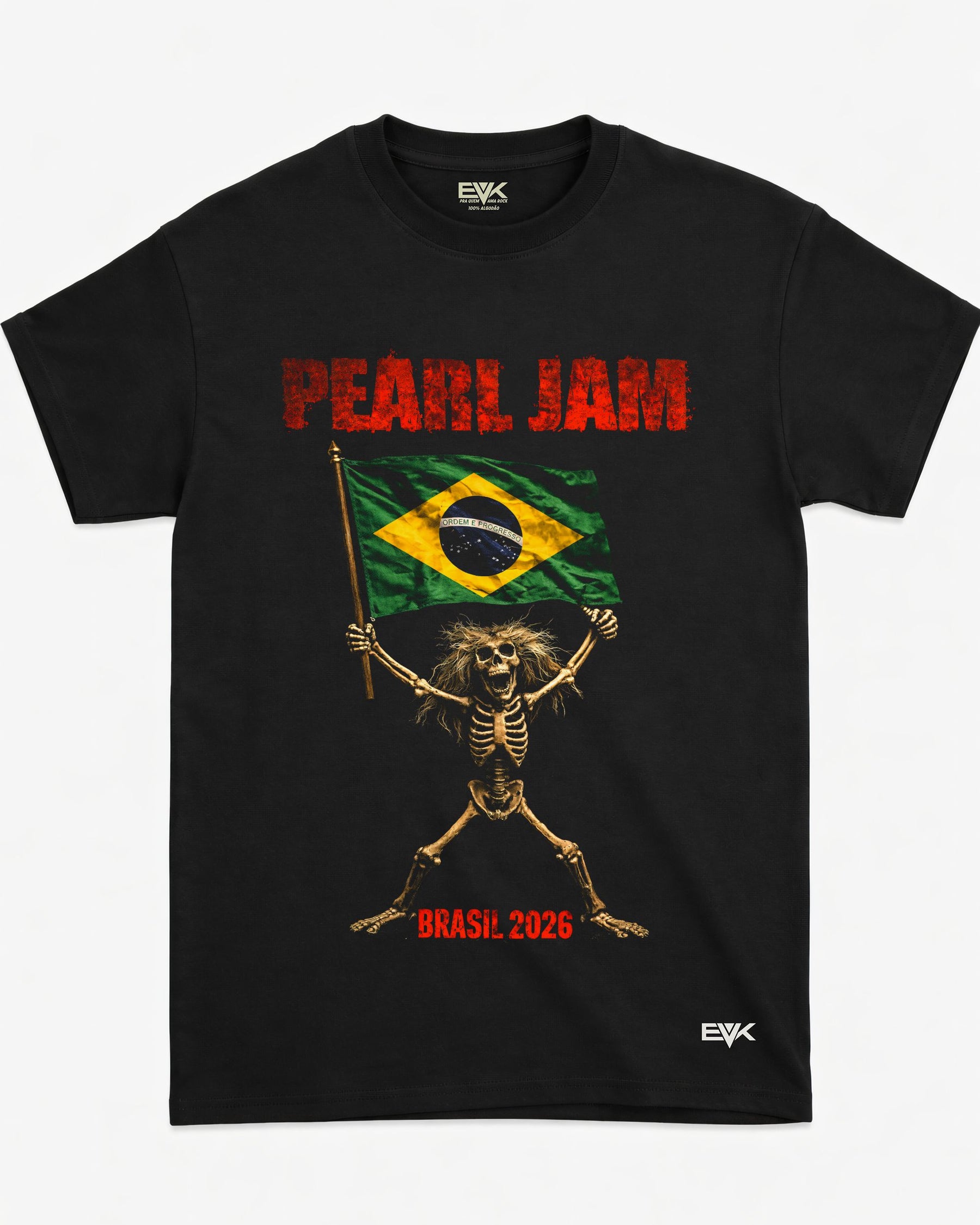 Camiseta Pearl Jam – Tour Brasil 2026