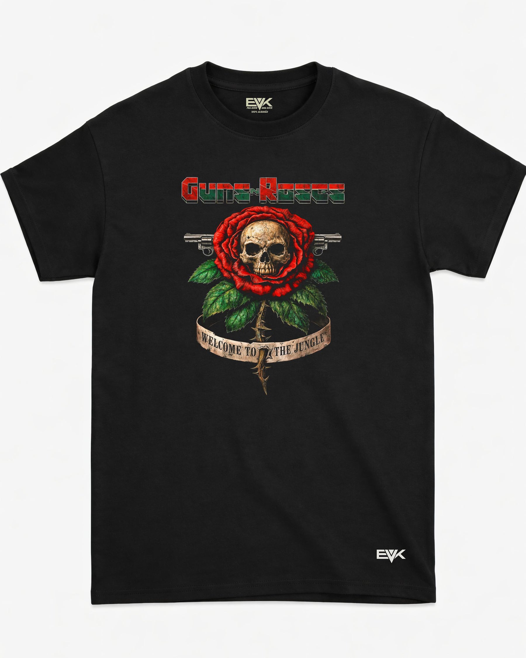 Camiseta Guns N’ Roses – Welcome to the Jungle – Planta Carnívora
