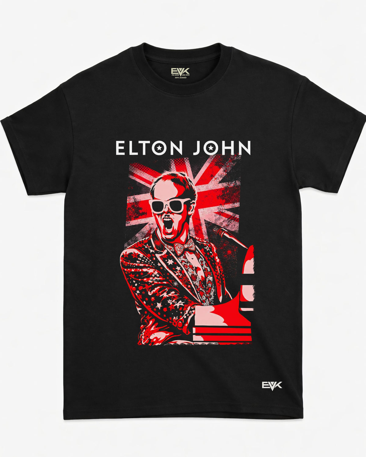 Camiseta Elton John – Piano