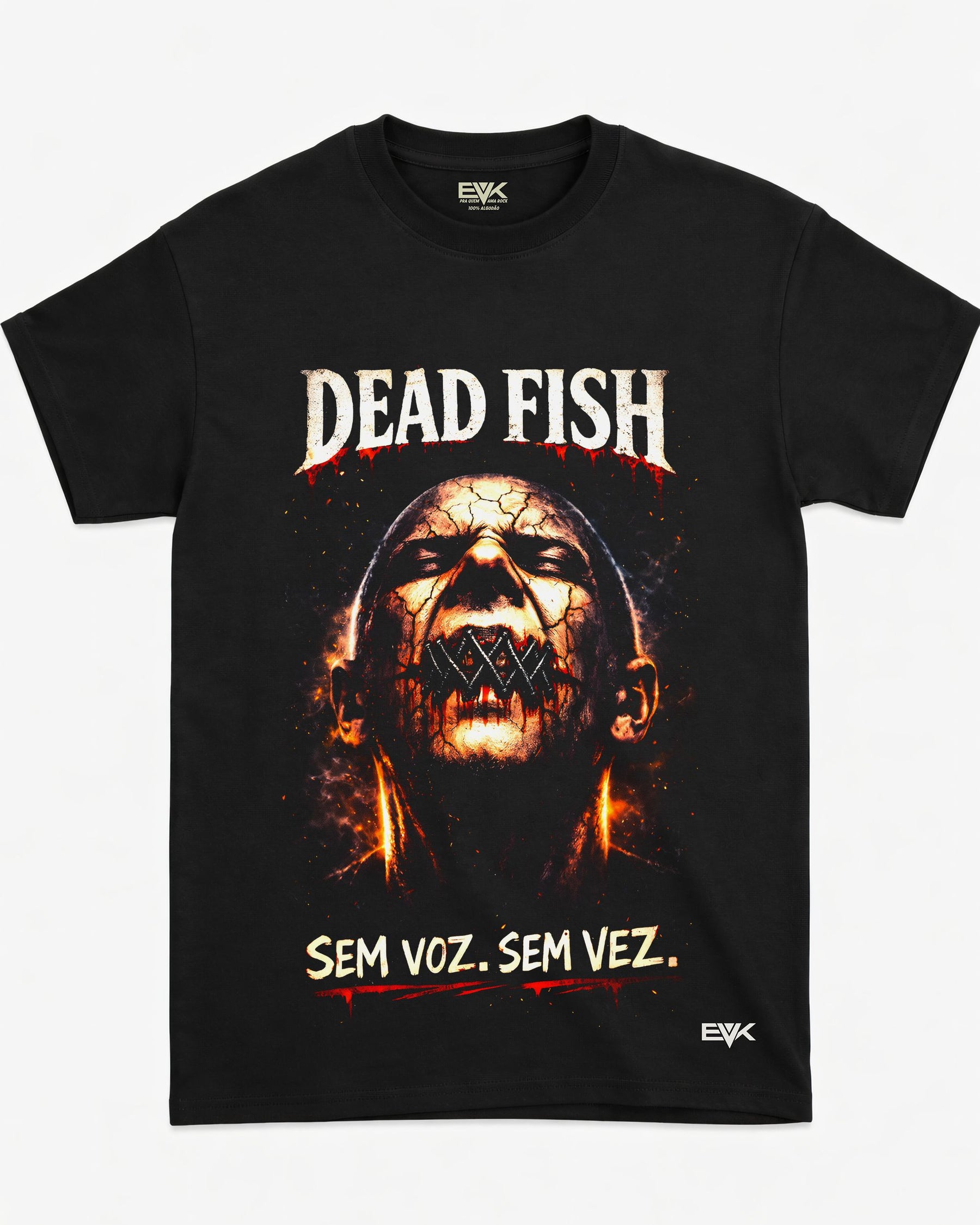 Camiseta Dead Fish – Sem Voz, Sem Vez – Afasia