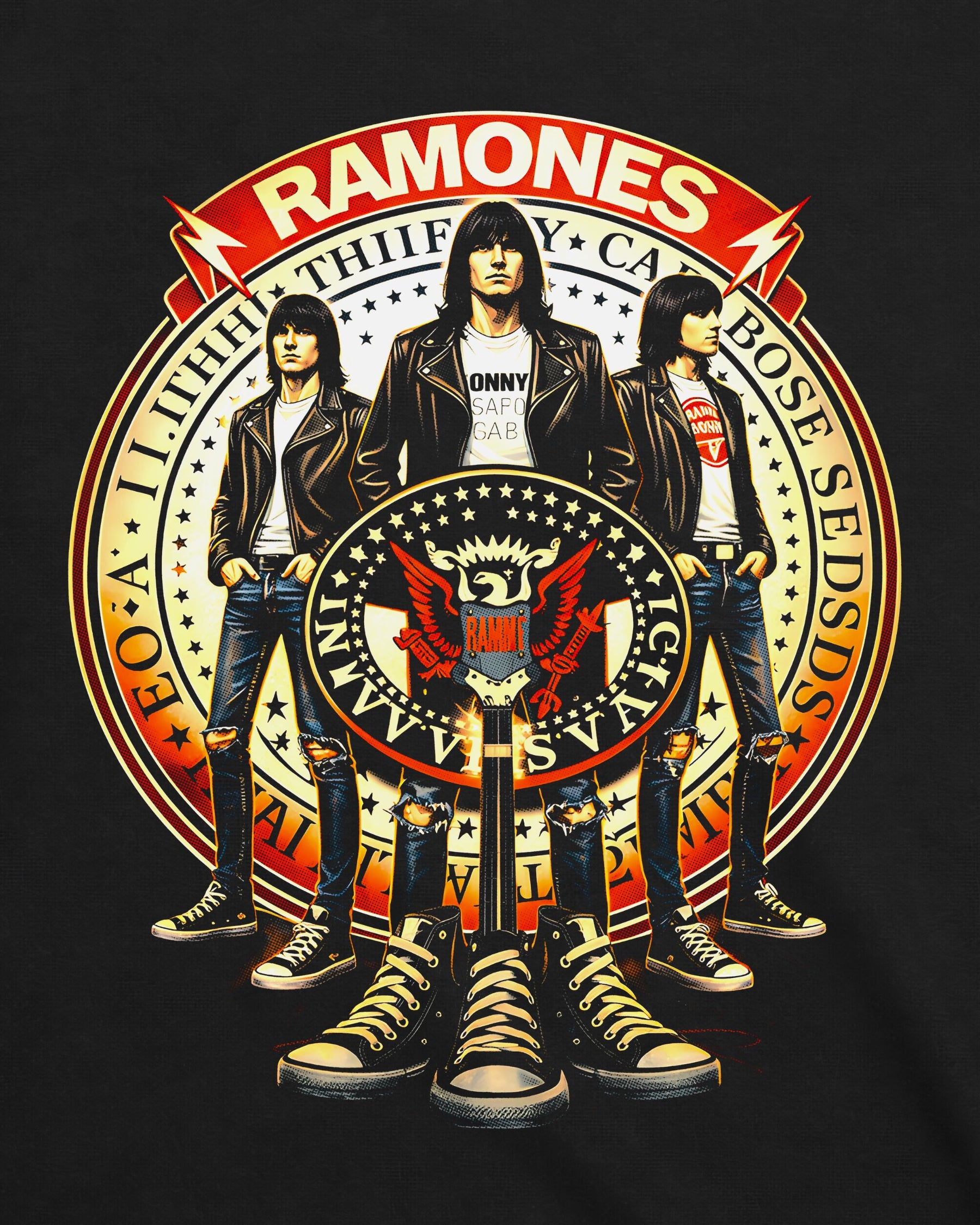 Camiseta Ramones – President Shield