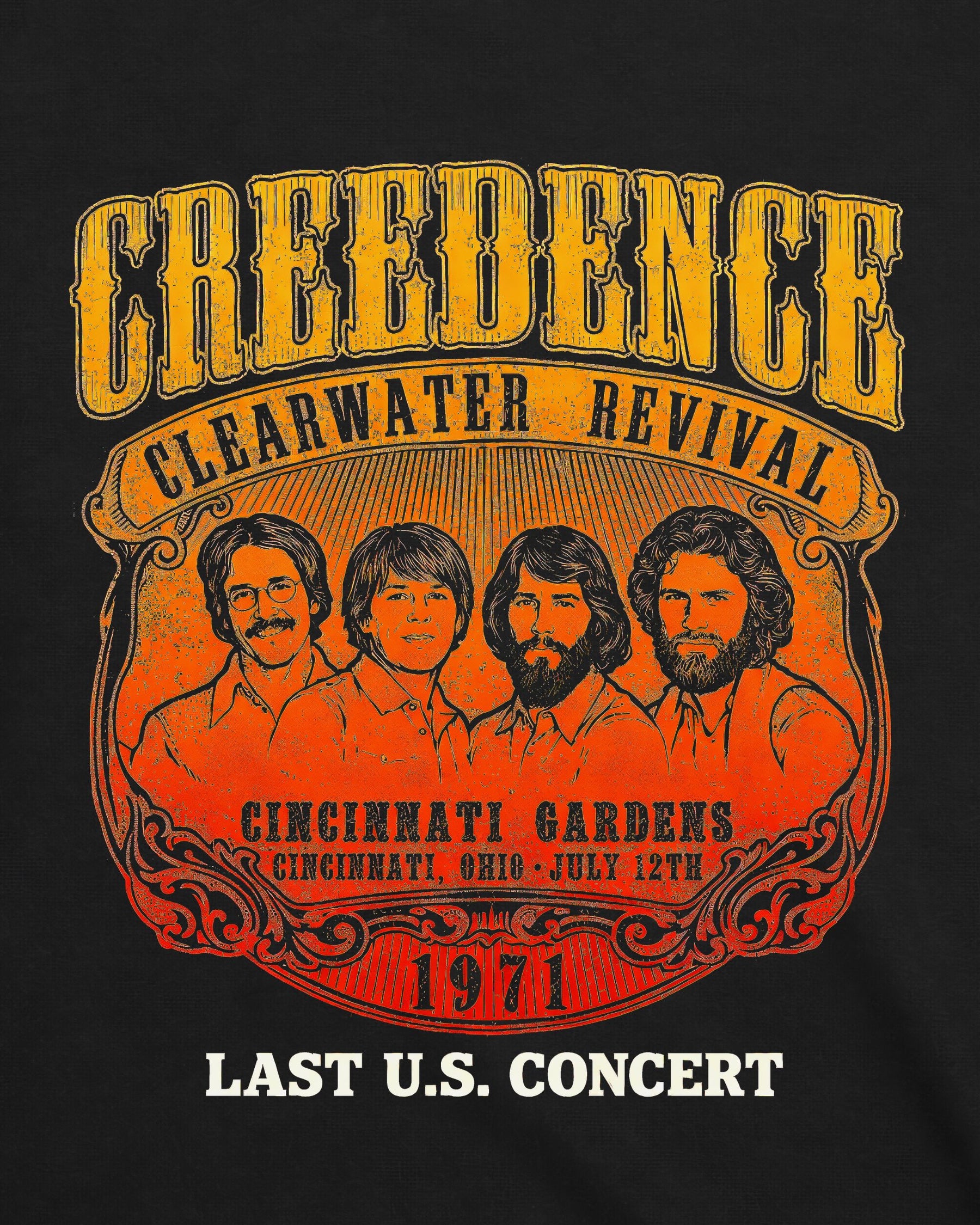 Camiseta Creedence – Last U.S. Concert