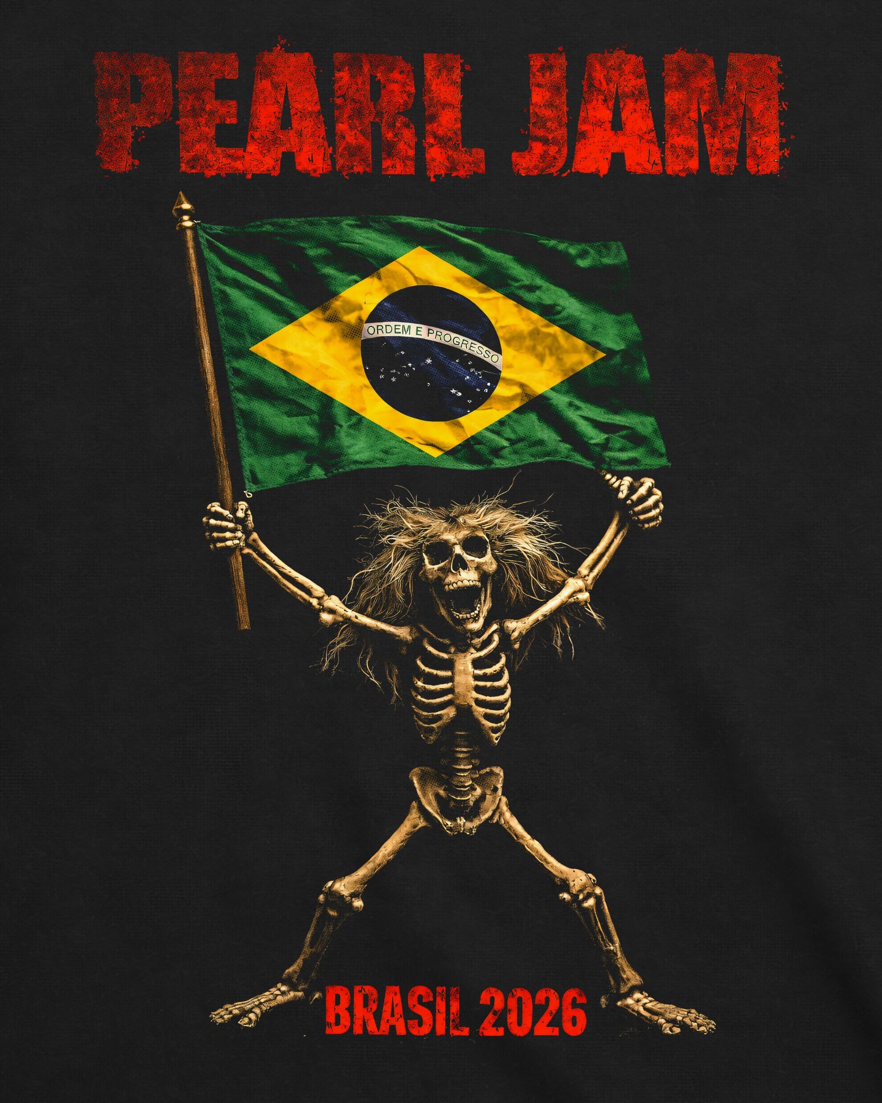 Camiseta Pearl Jam – Tour Brasil 2026