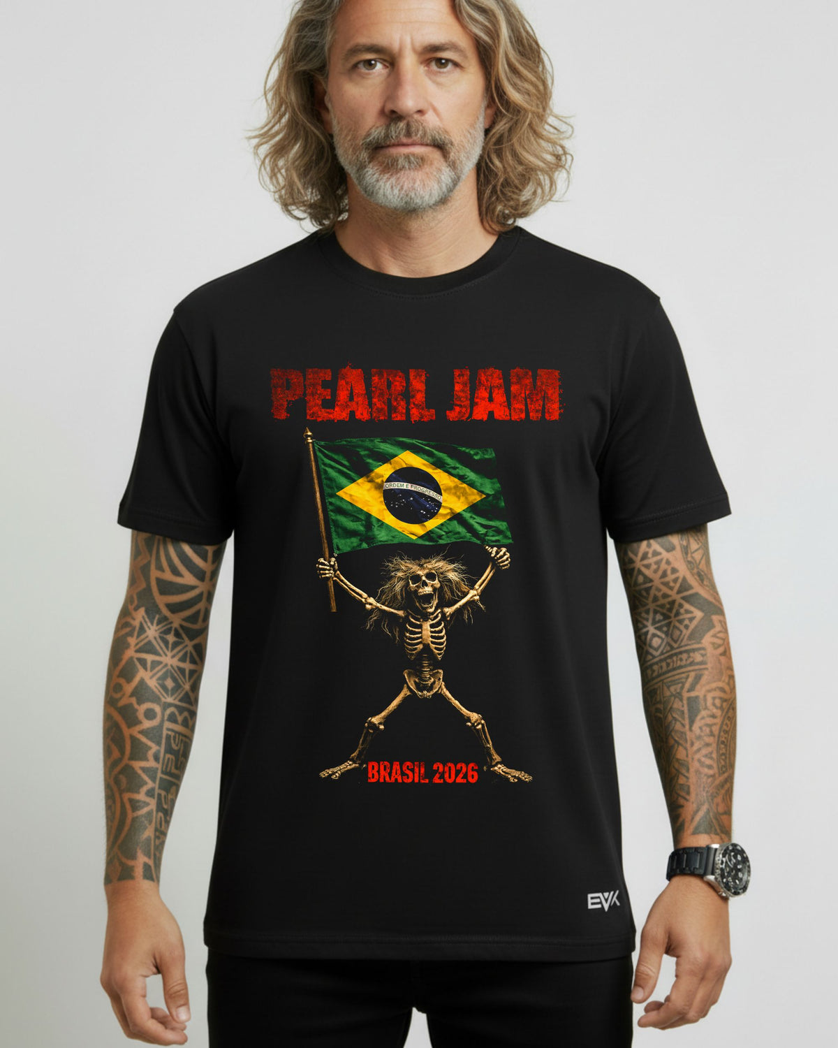 Camiseta Pearl Jam – Tour Brasil 2026
