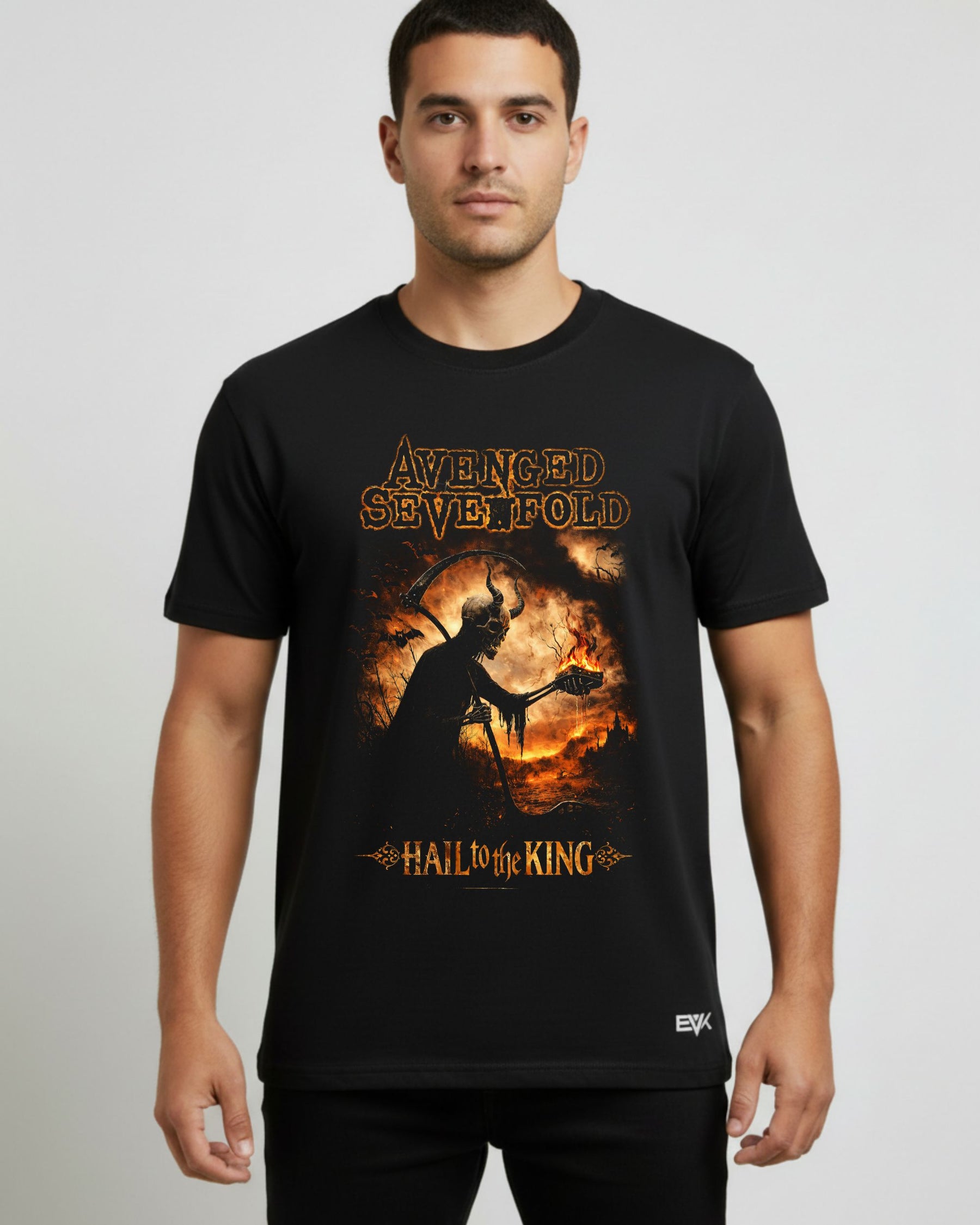 Camiseta Avenged Sevenfold – Hail To The King - Fogo