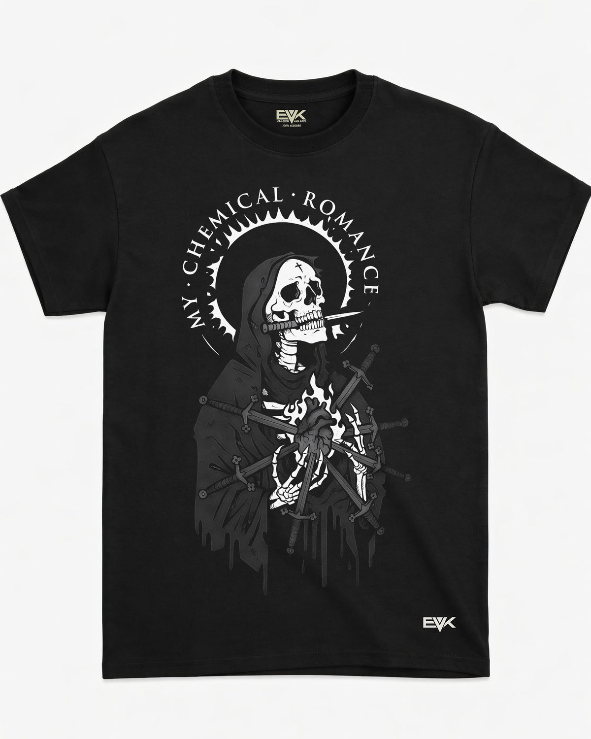 Camiseta My Chemical Romance – Skull Heart Graphic