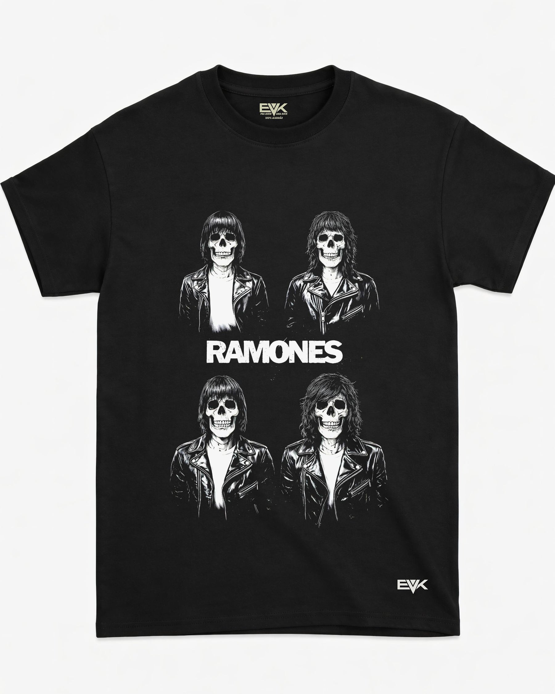 Camiseta Ramones – Skull Faces