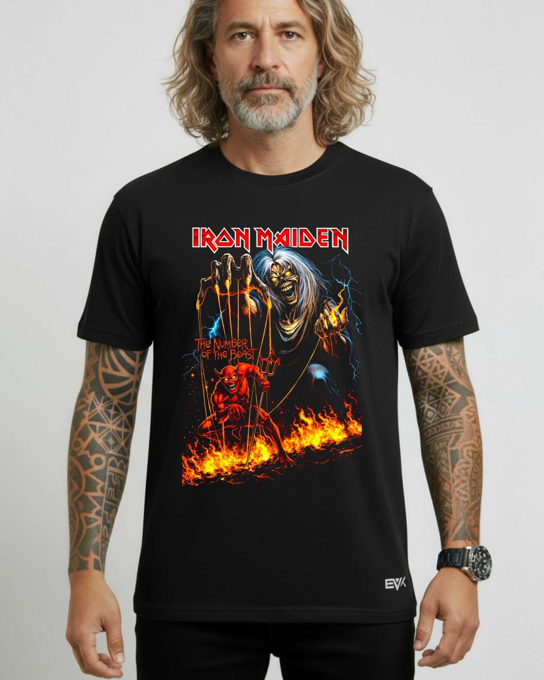 Camiseta Iron Maiden – The Number of the Beast – Marionete