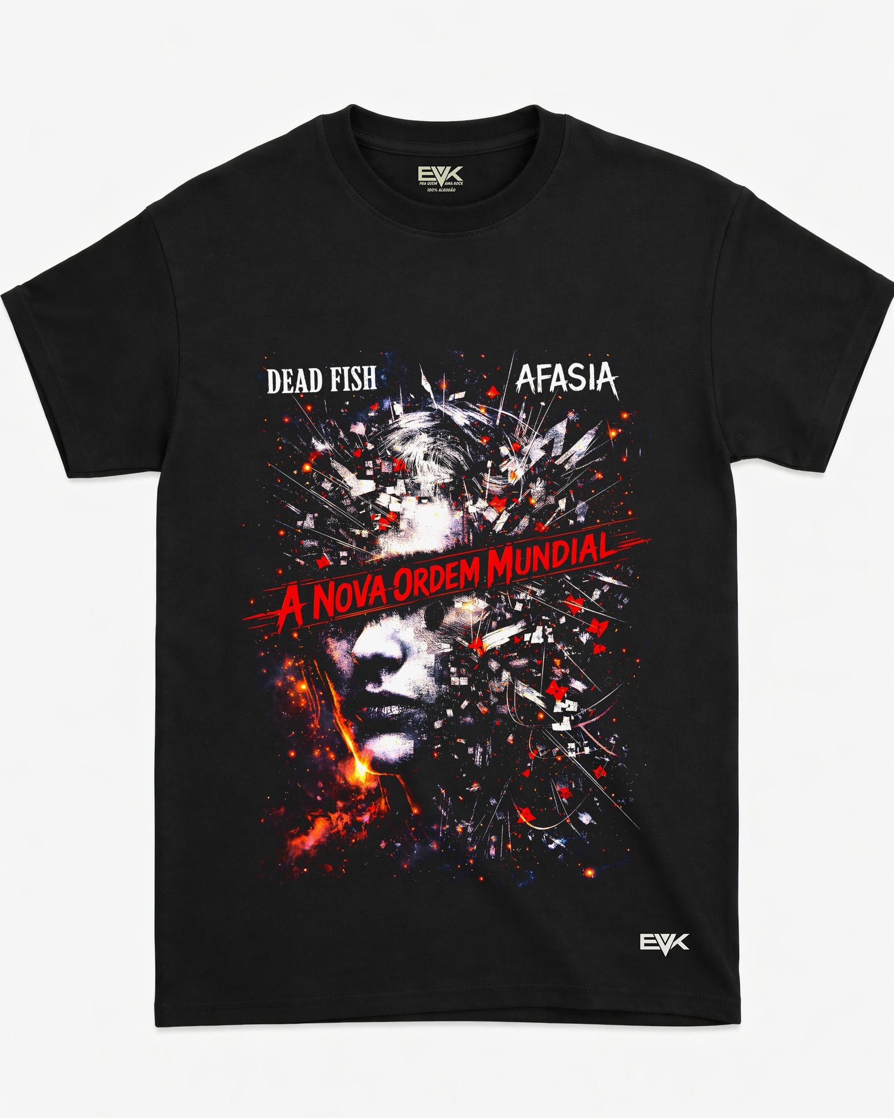 Camiseta Dead Fish – A Nova Ordem Mundial – Afasia