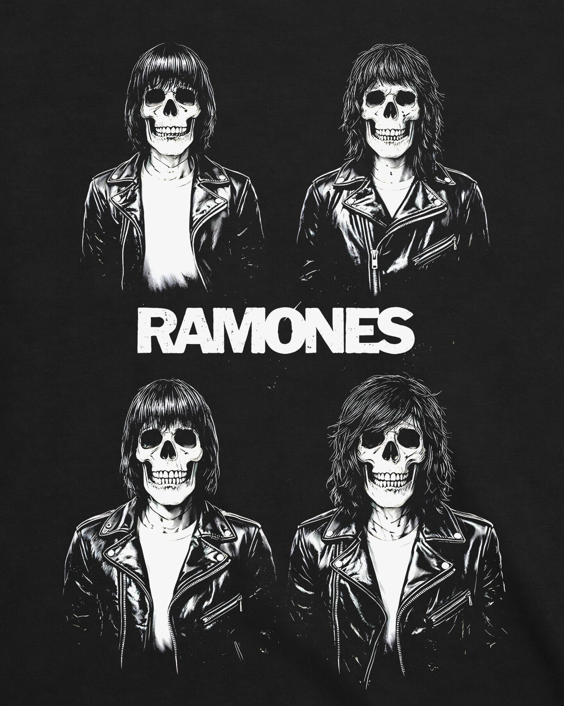 Camiseta Ramones – Skull Faces