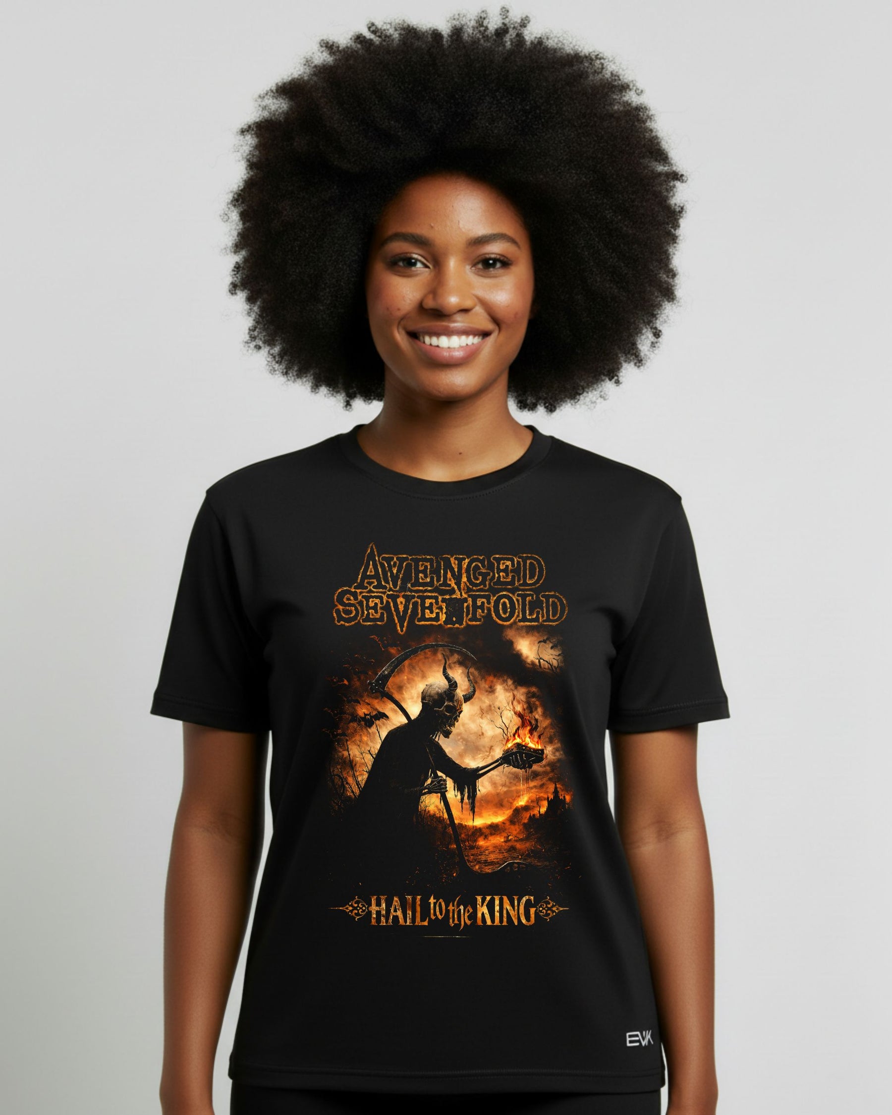 Camiseta Avenged Sevenfold – Hail To The King - Fogo