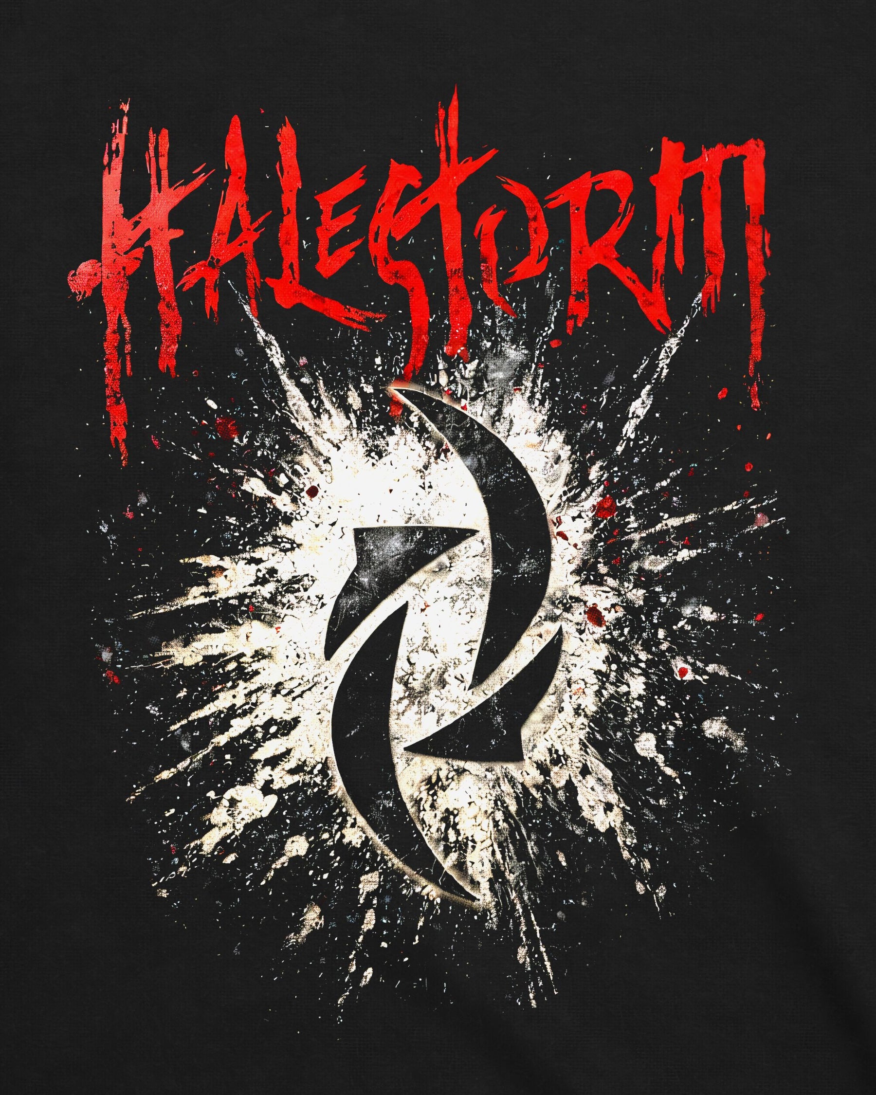 Camiseta Halestorm – Splatter Logo