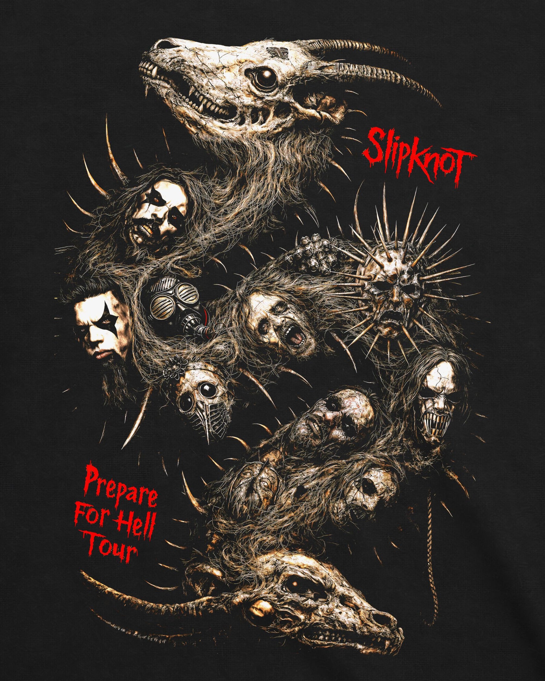 Camiseta Slipknot – Prepare For Hell Tour