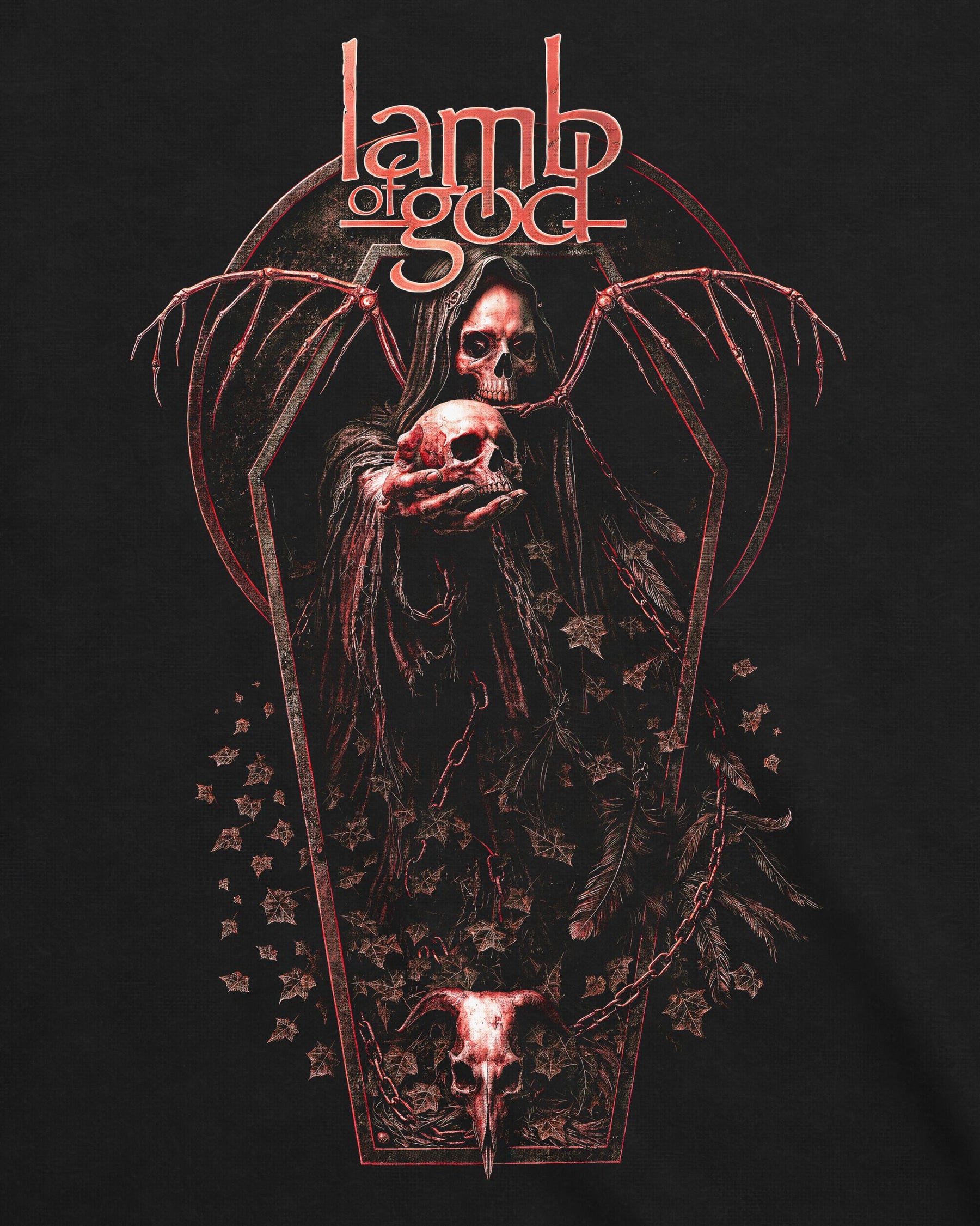 Camiseta Lamb of God – Coffin Kopia