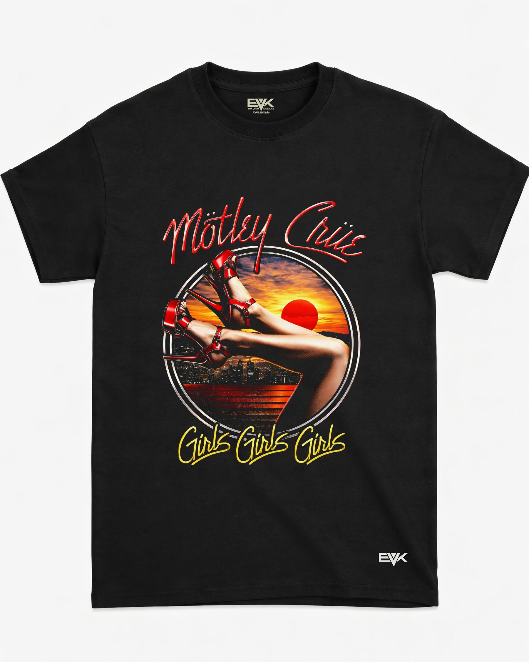 Camiseta Mötley Crüe – Girls Girls Girls
