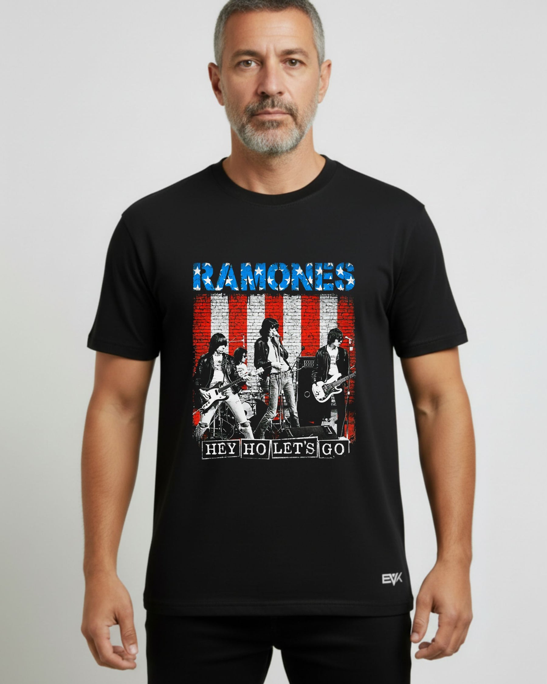 Camiseta Ramones – Hey Ho Let’s Go American Flag