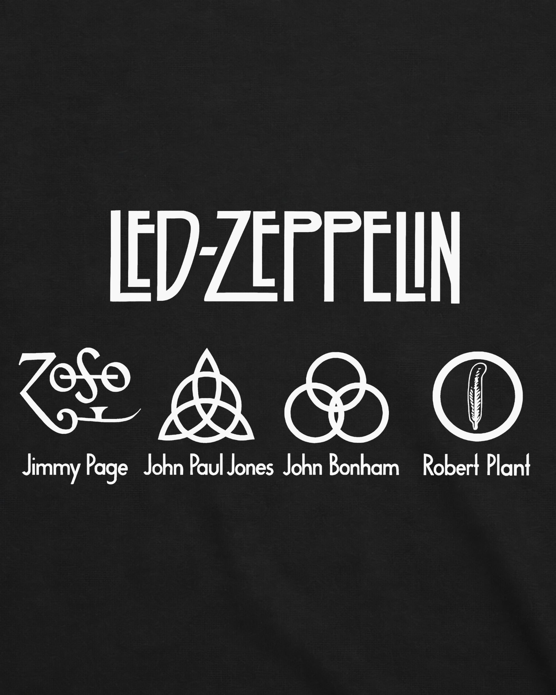 Camiseta Led Zeppelin – Minimal Symbols