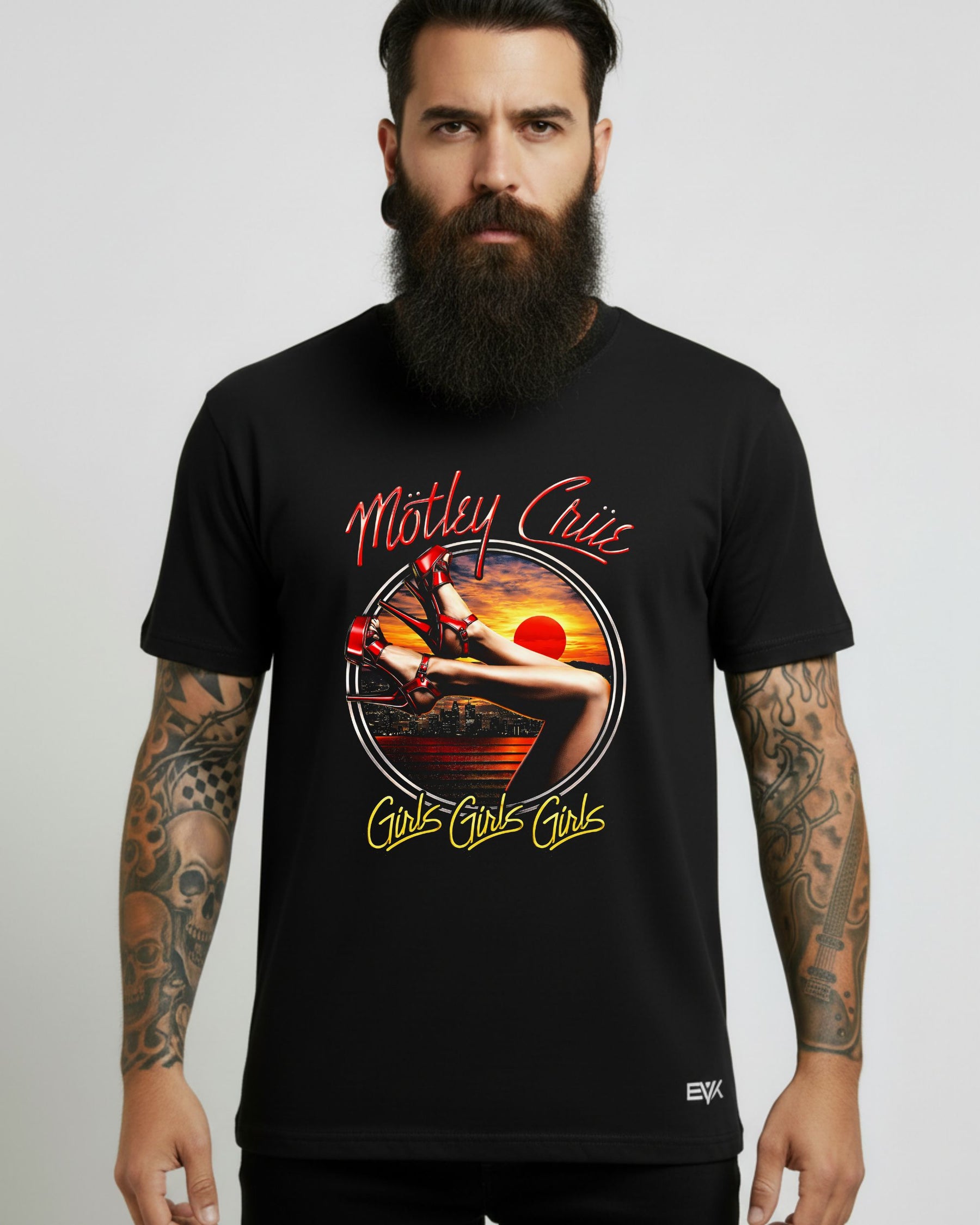 Camiseta Mötley Crüe – Girls Girls Girls