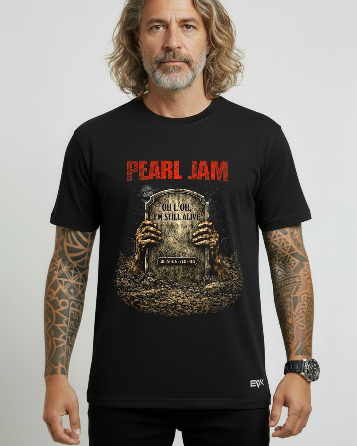 Camiseta Pearl Jam – I’m Still Alive – Grunge Never Dies