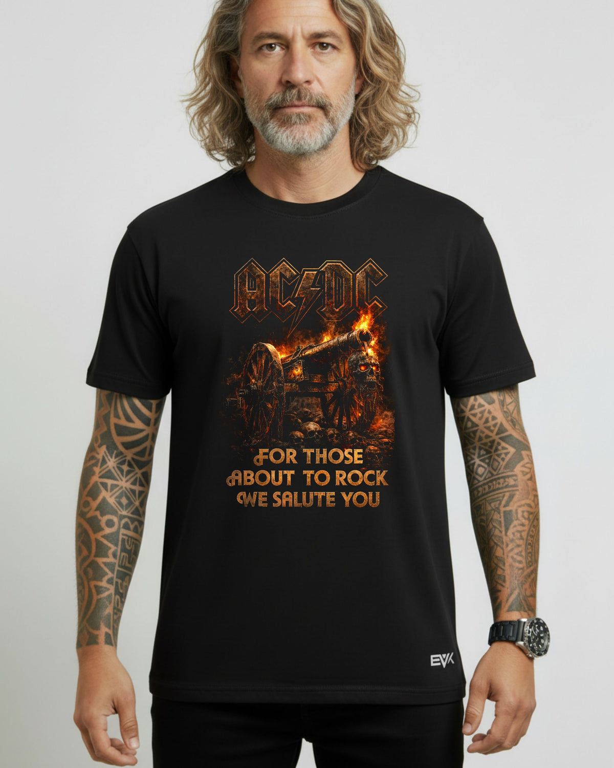 Camiseta AC/DC – For Those About to Rock (We Salute You)
