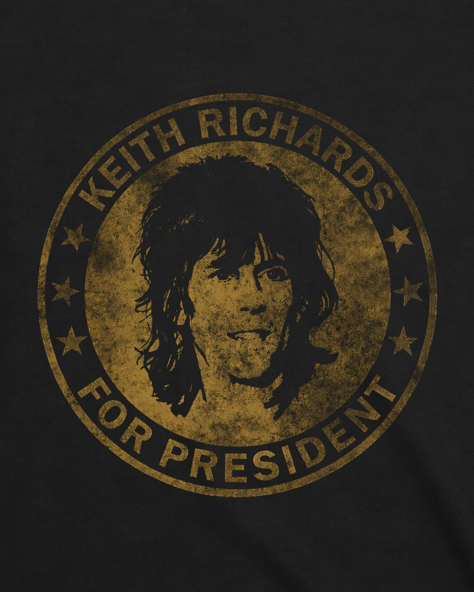 Camiseta Rolling Stones – Keith Richards for President