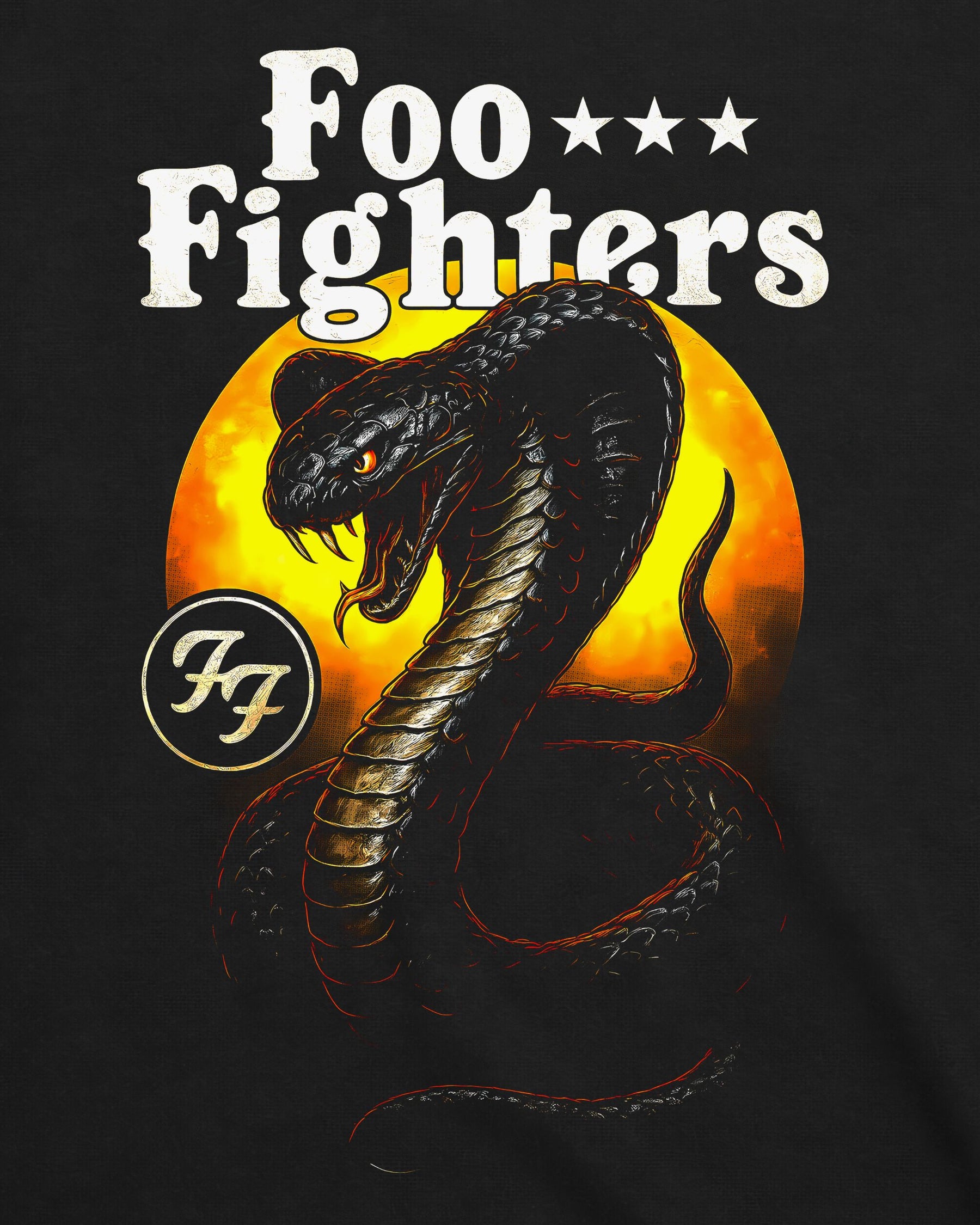Camiseta Foo Fighters – Snake Sun