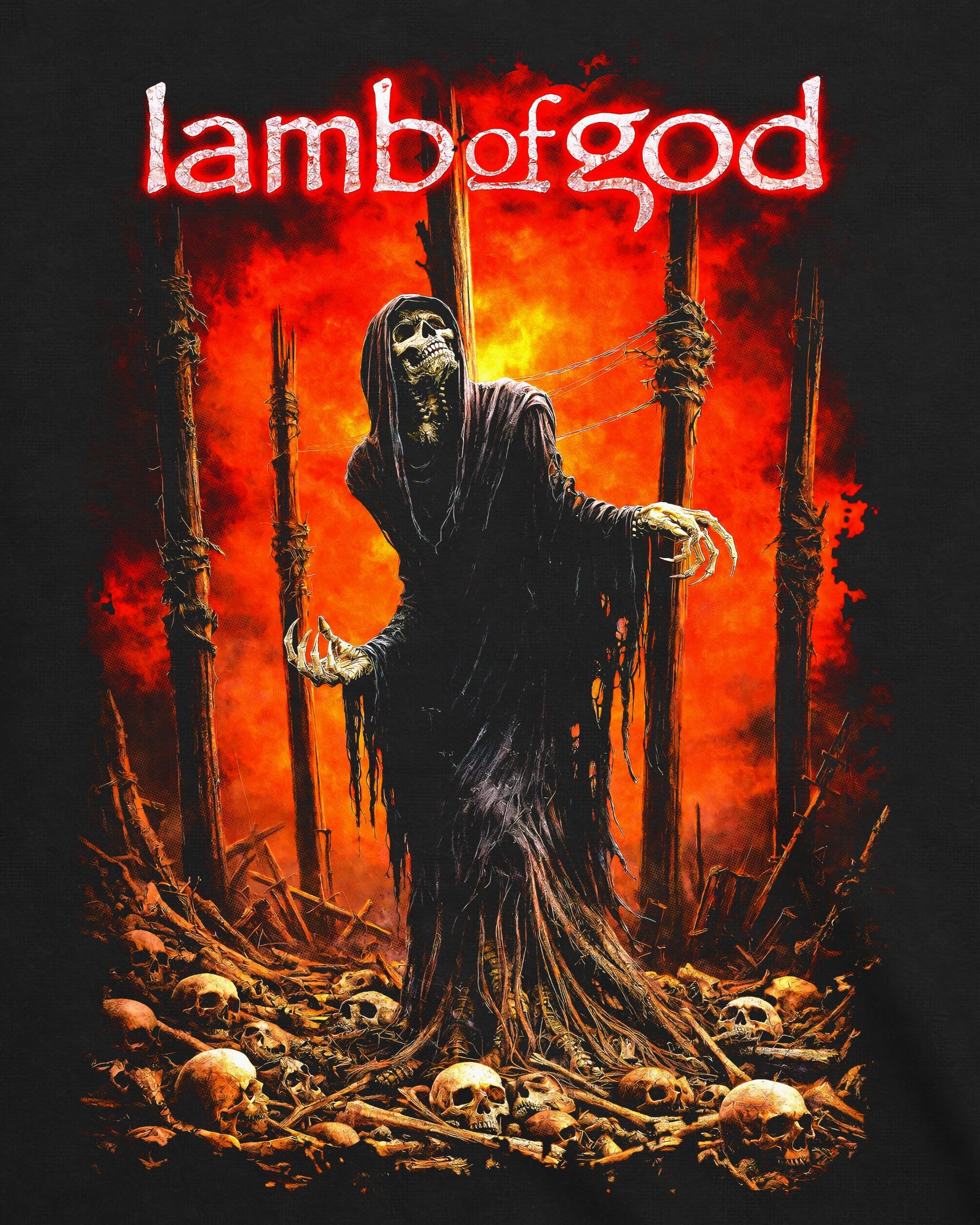 Camiseta Lamb of God – Walk With Me In Hell