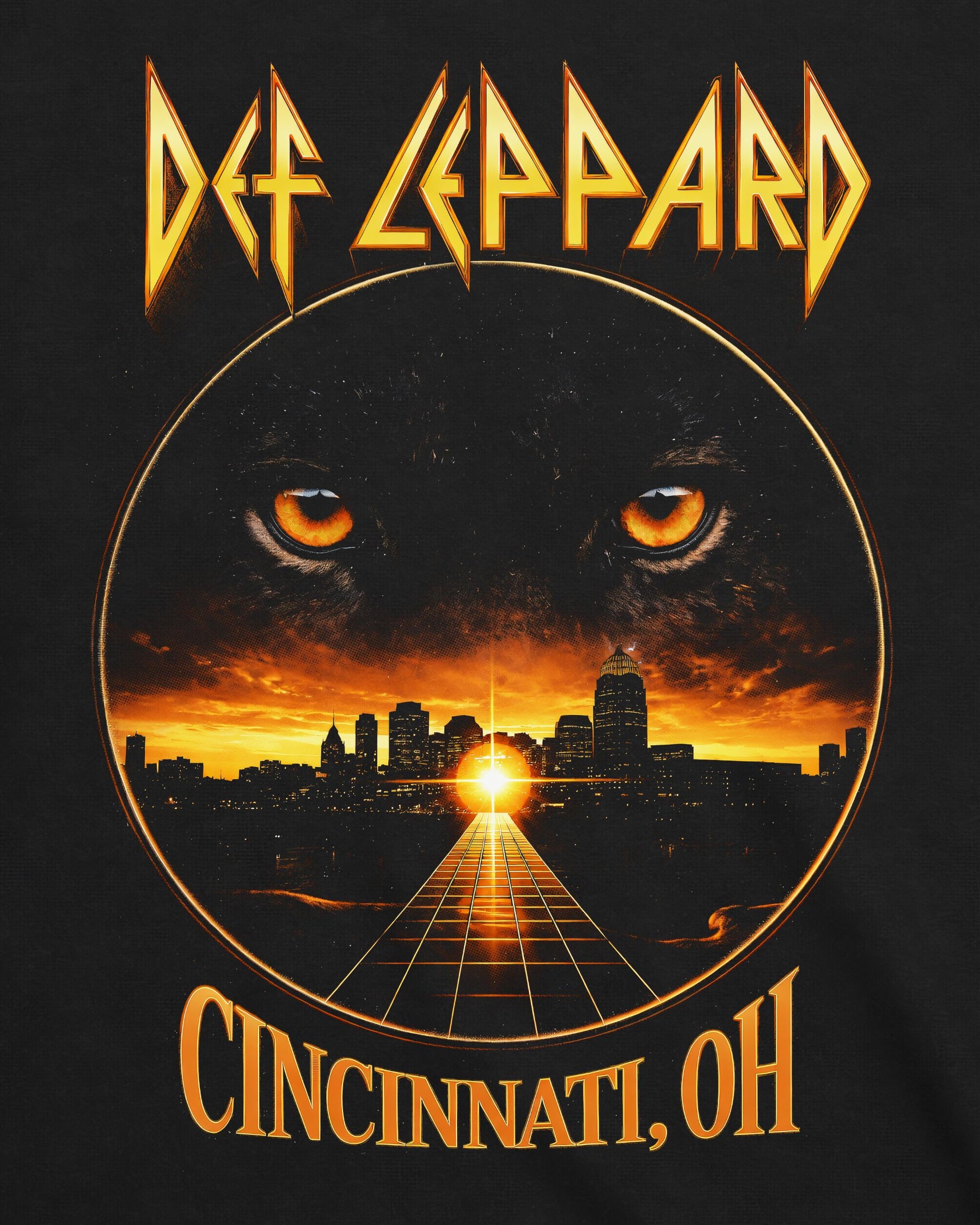 Camiseta Def Leppard – Cincinnati