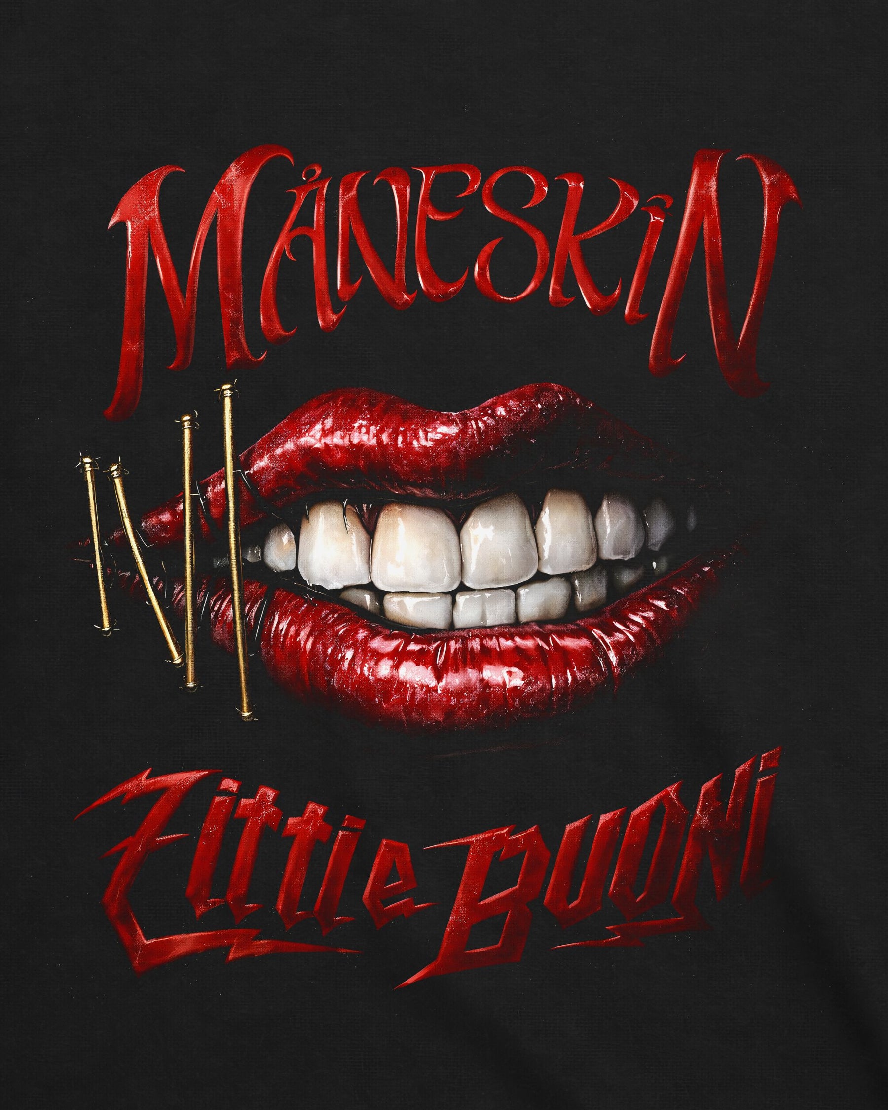 Camiseta Måneskin – Zitti e Buoni