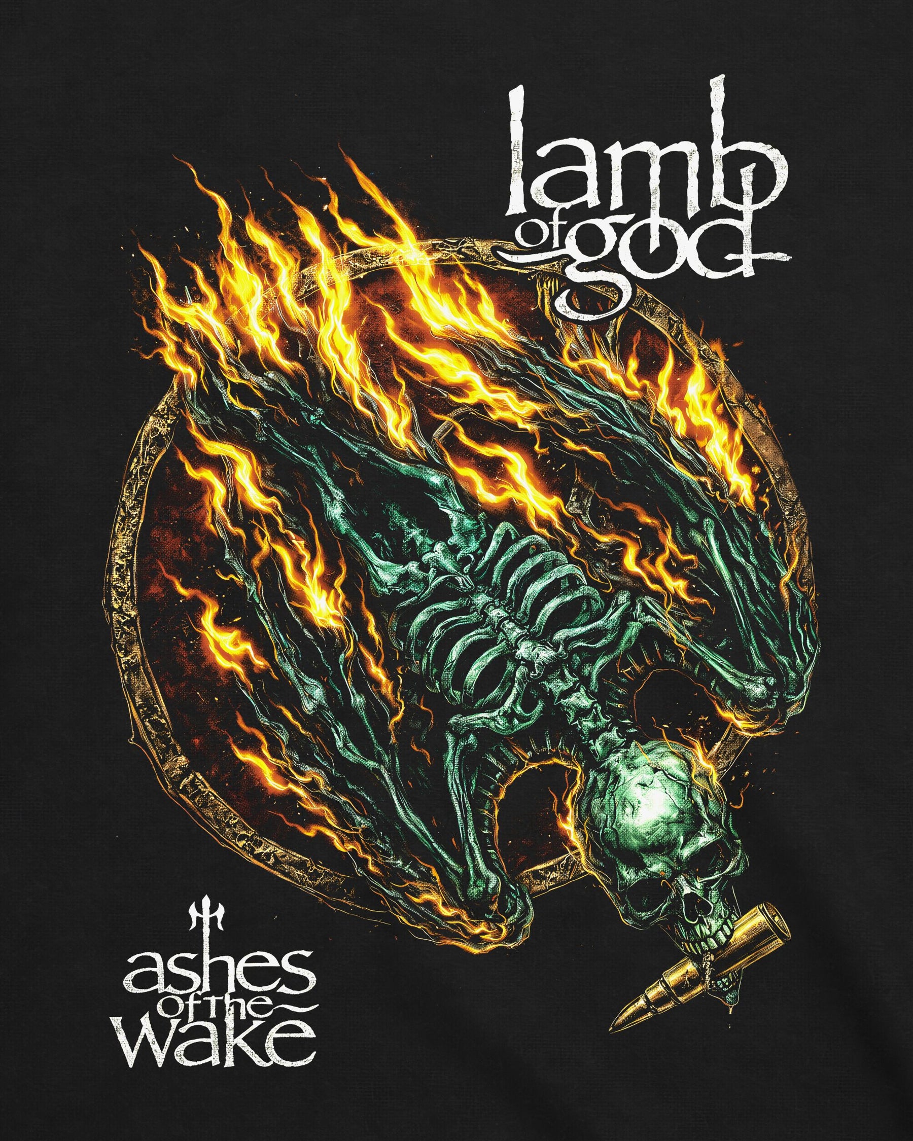 Camiseta Lamb of God – Ashes of the Wake