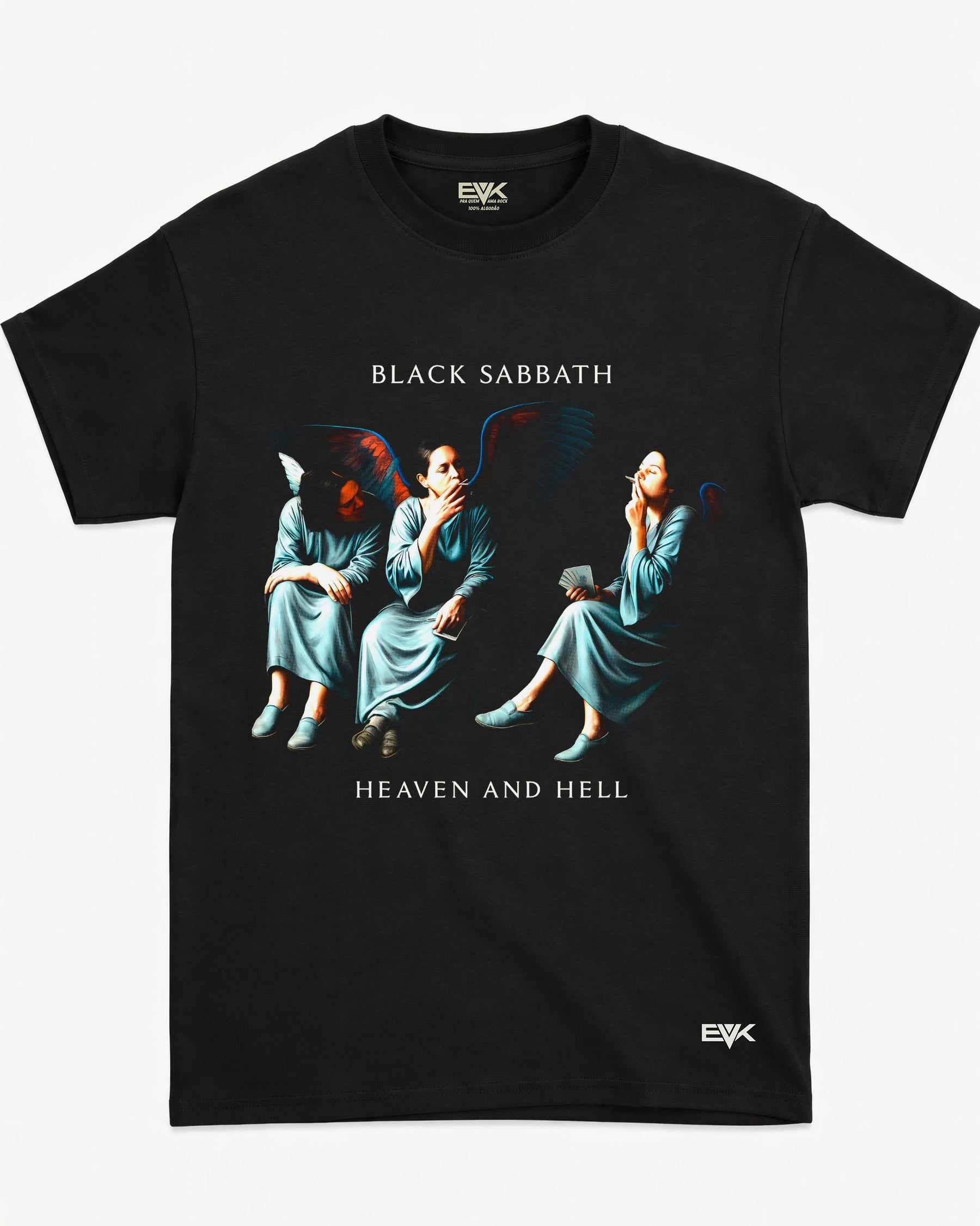 Camiseta Black Sabbath – Heaven and Hell – Smoking Angels