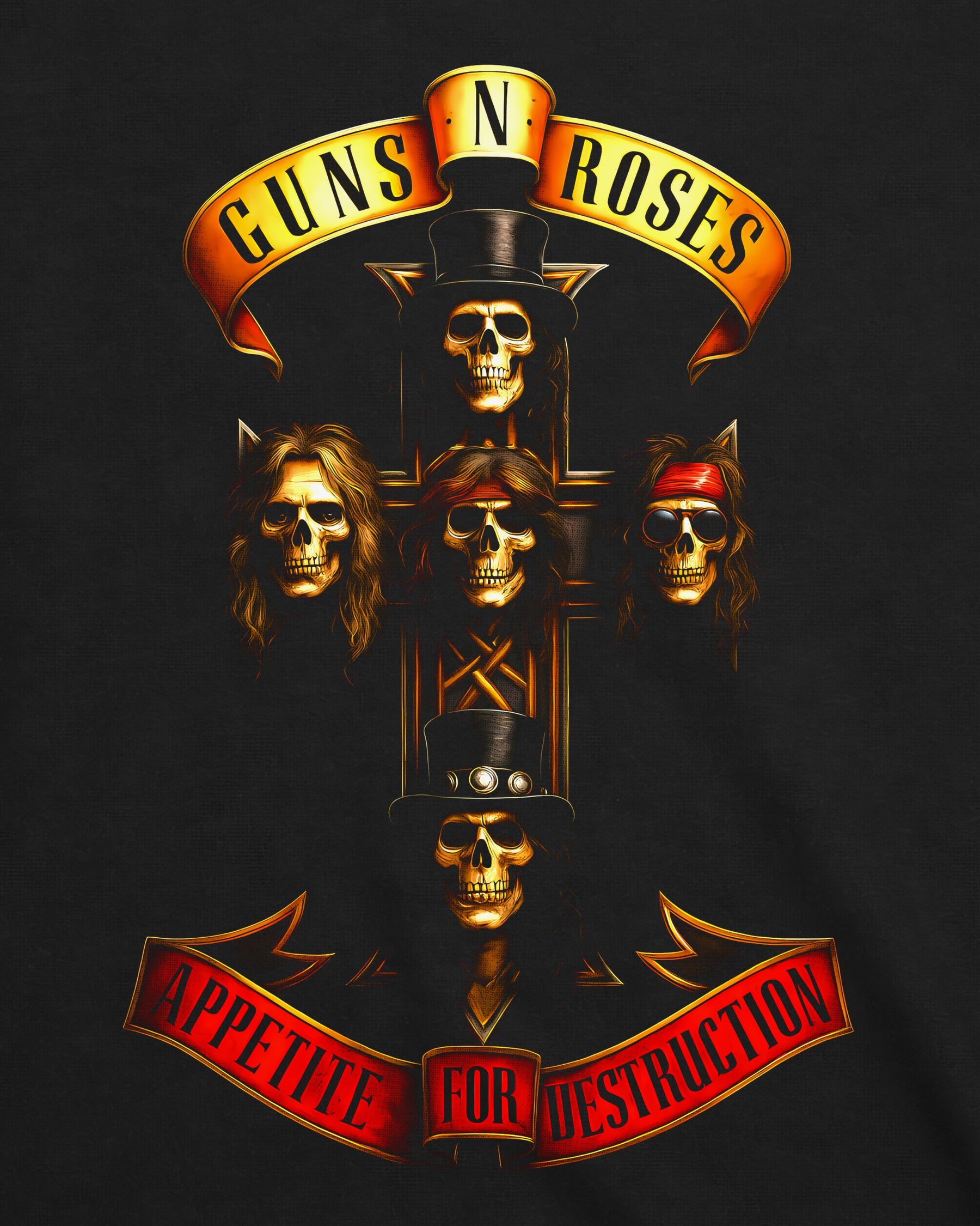 Camiseta Guns N’ Roses – Appetite for Destruction