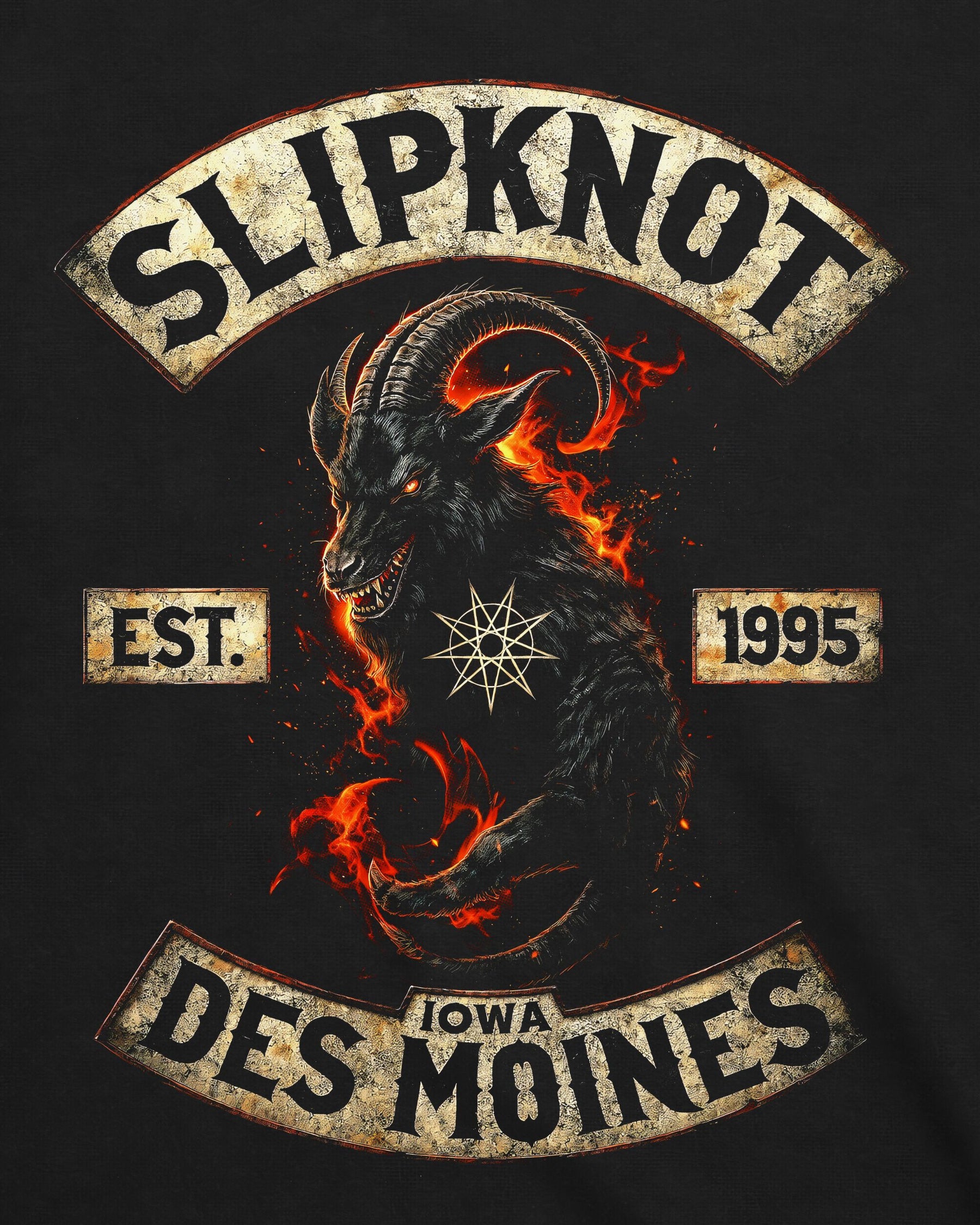 Camiseta Slipknot – Des Moines, Iowa