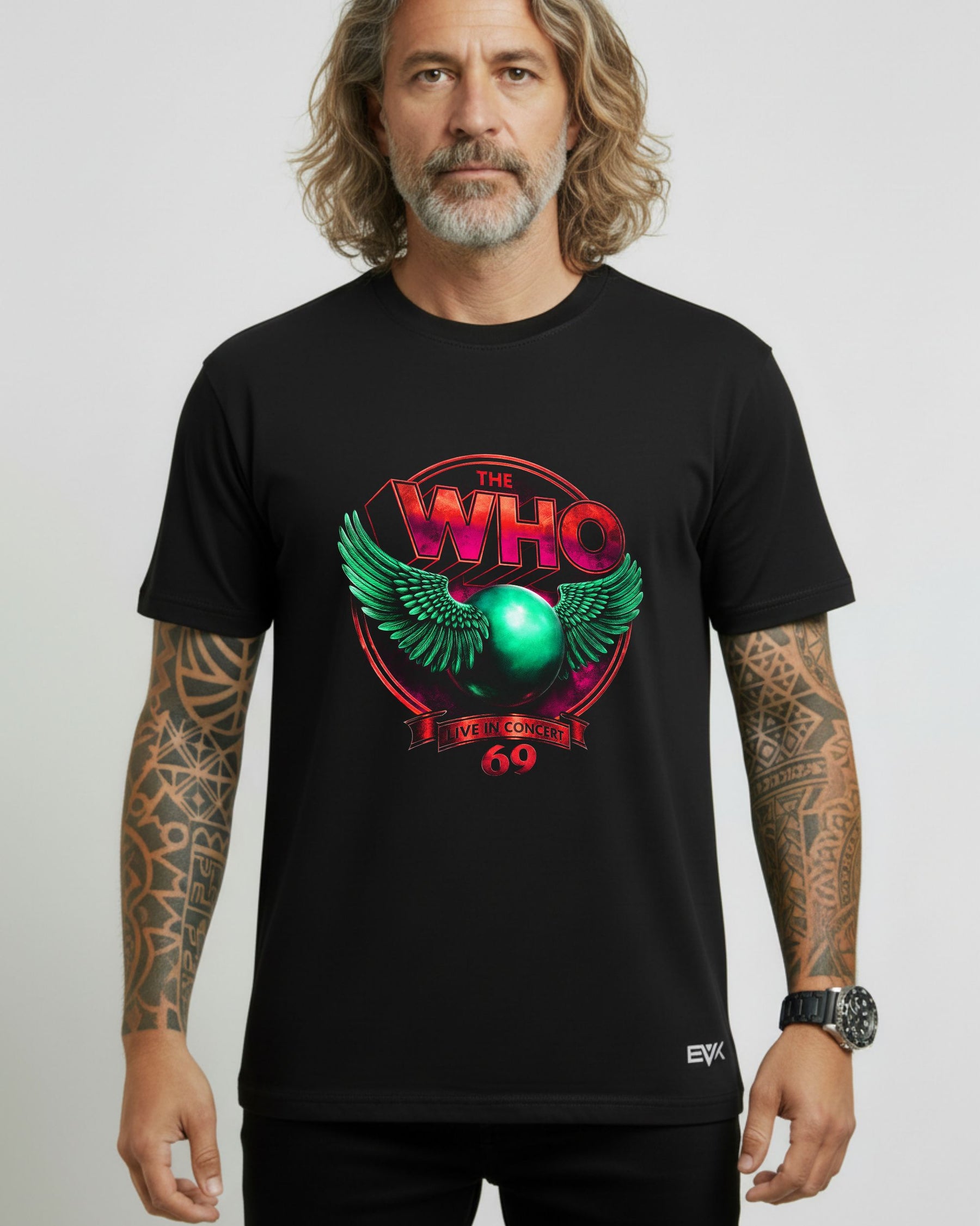 Camiseta The Who – Live In Concert 69'